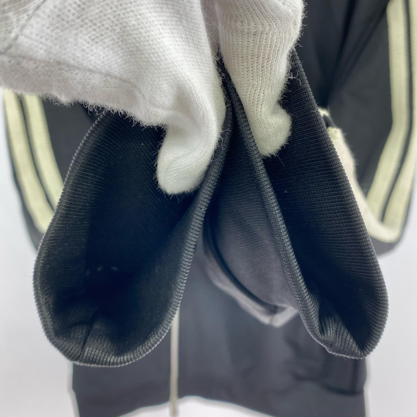 ジャケット Calvin Klein ダンボールニットストライプトラックジャケット M ブラック