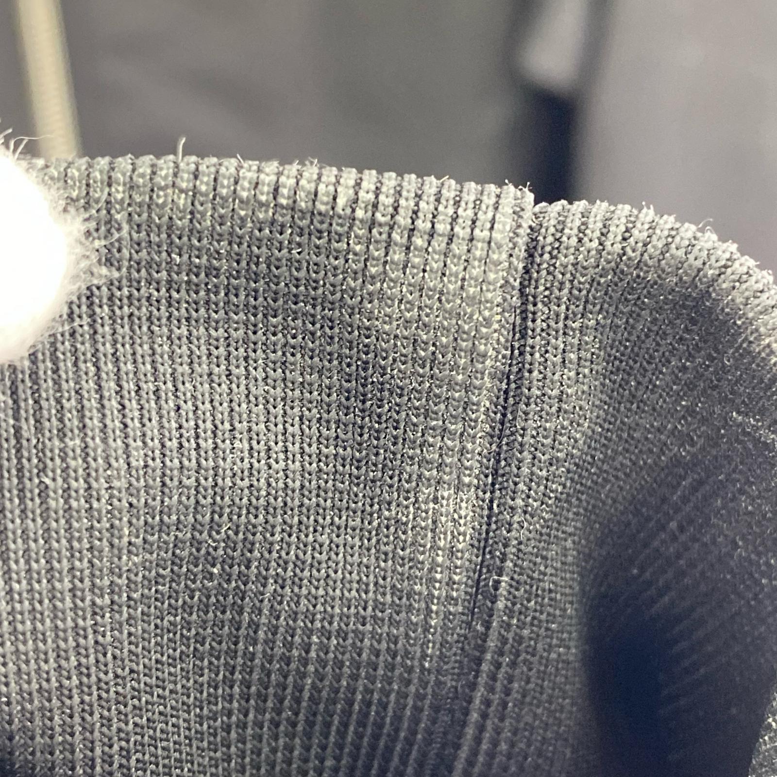 ジャケット Calvin Klein ダンボールニットストライプトラックジャケット M ブラック