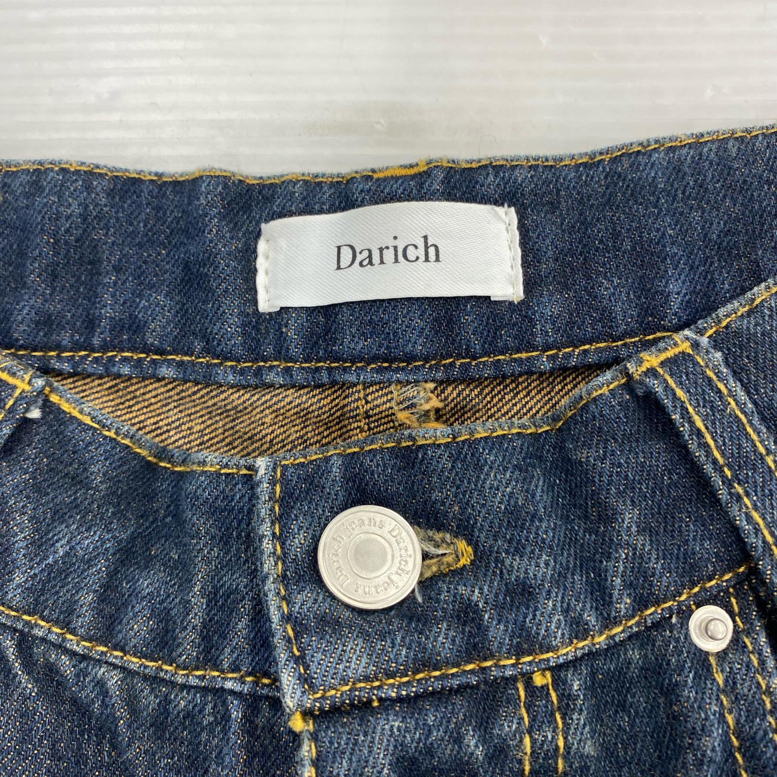 デニムパンツ Darich ビンテージライクワイドデニムパンツ (M) M