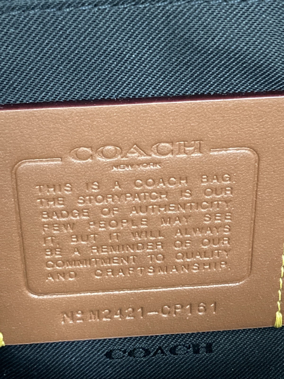COACH チャーターバックパック