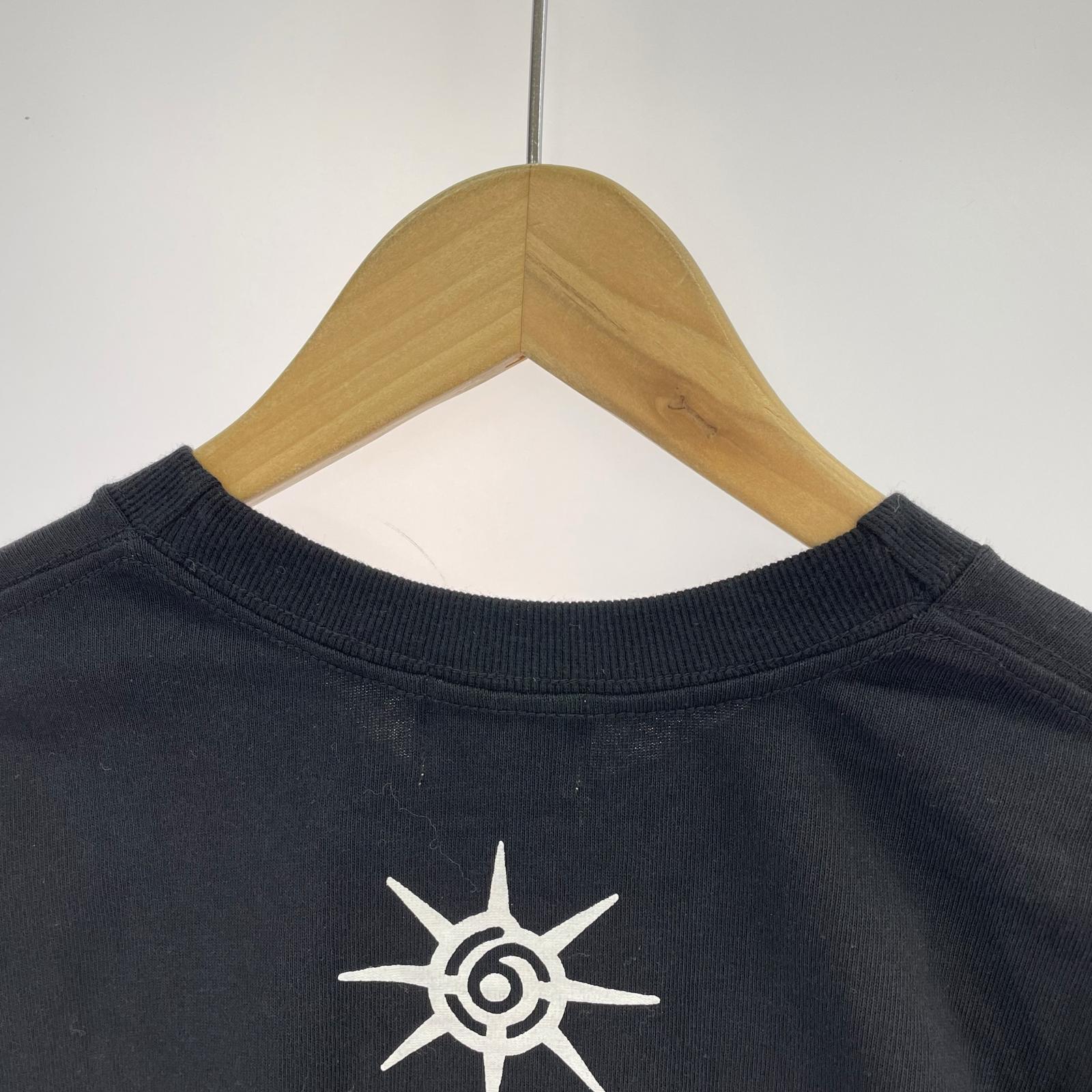 長袖Tシャツ 9090 TECHNO Triangle Long Tee XL ブラック ブラック