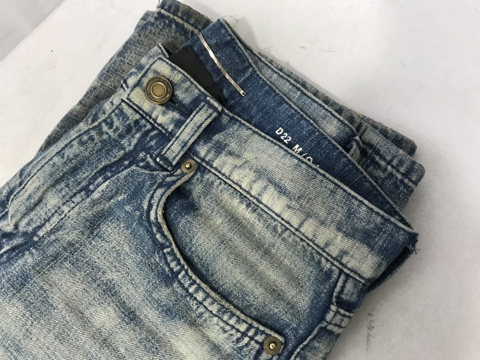Washed Wide Denim Pant