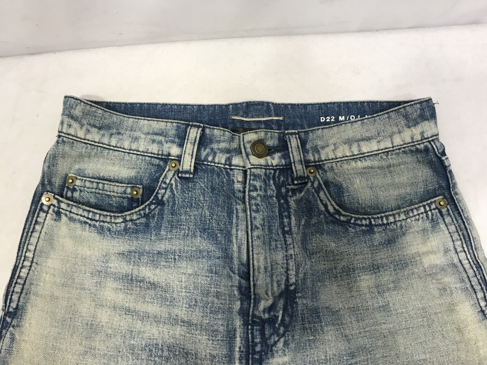 Washed Wide Denim Pant