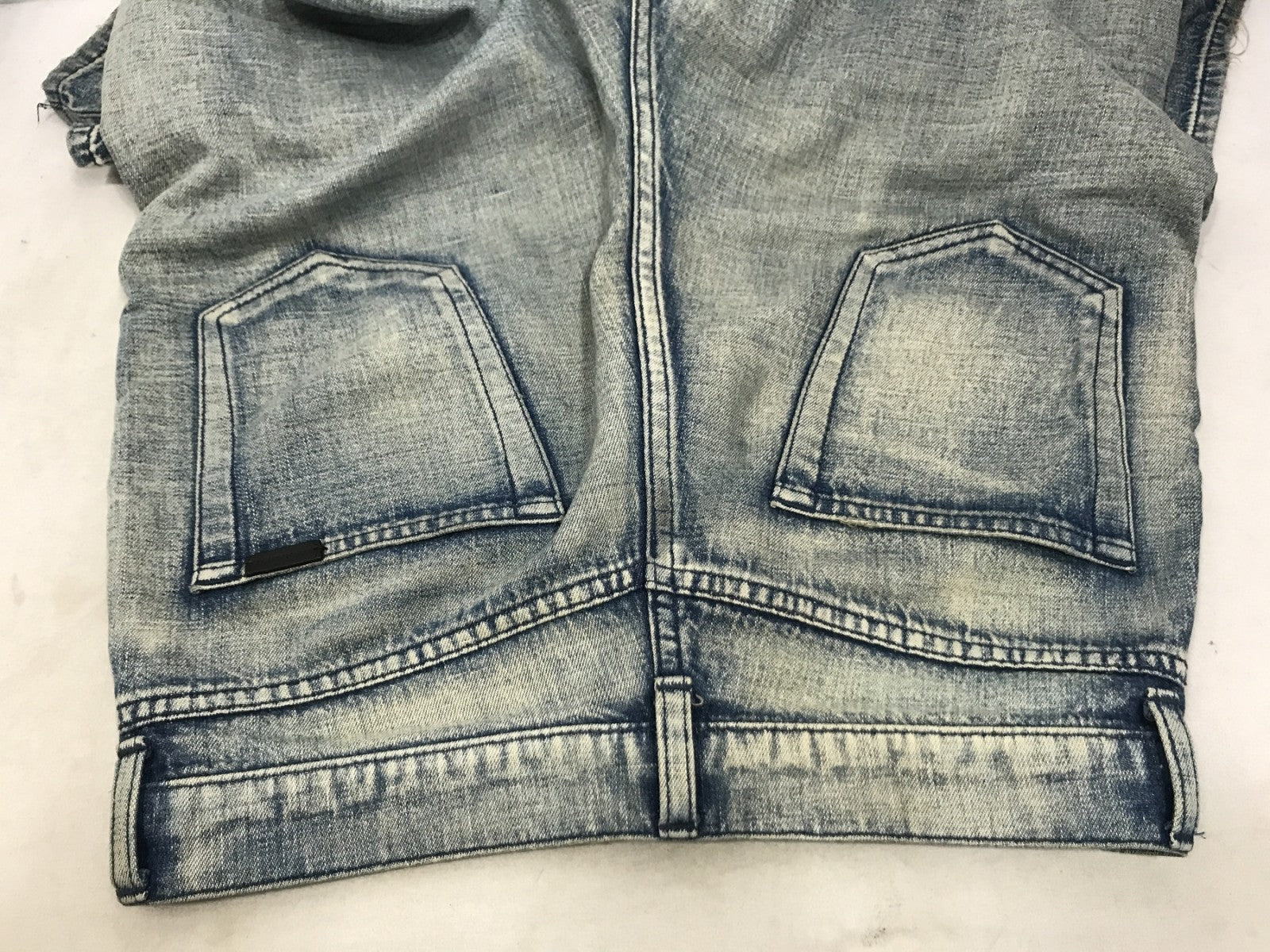 Washed Wide Denim Pant