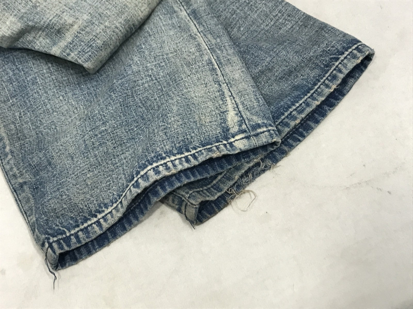 Washed Wide Denim Pant