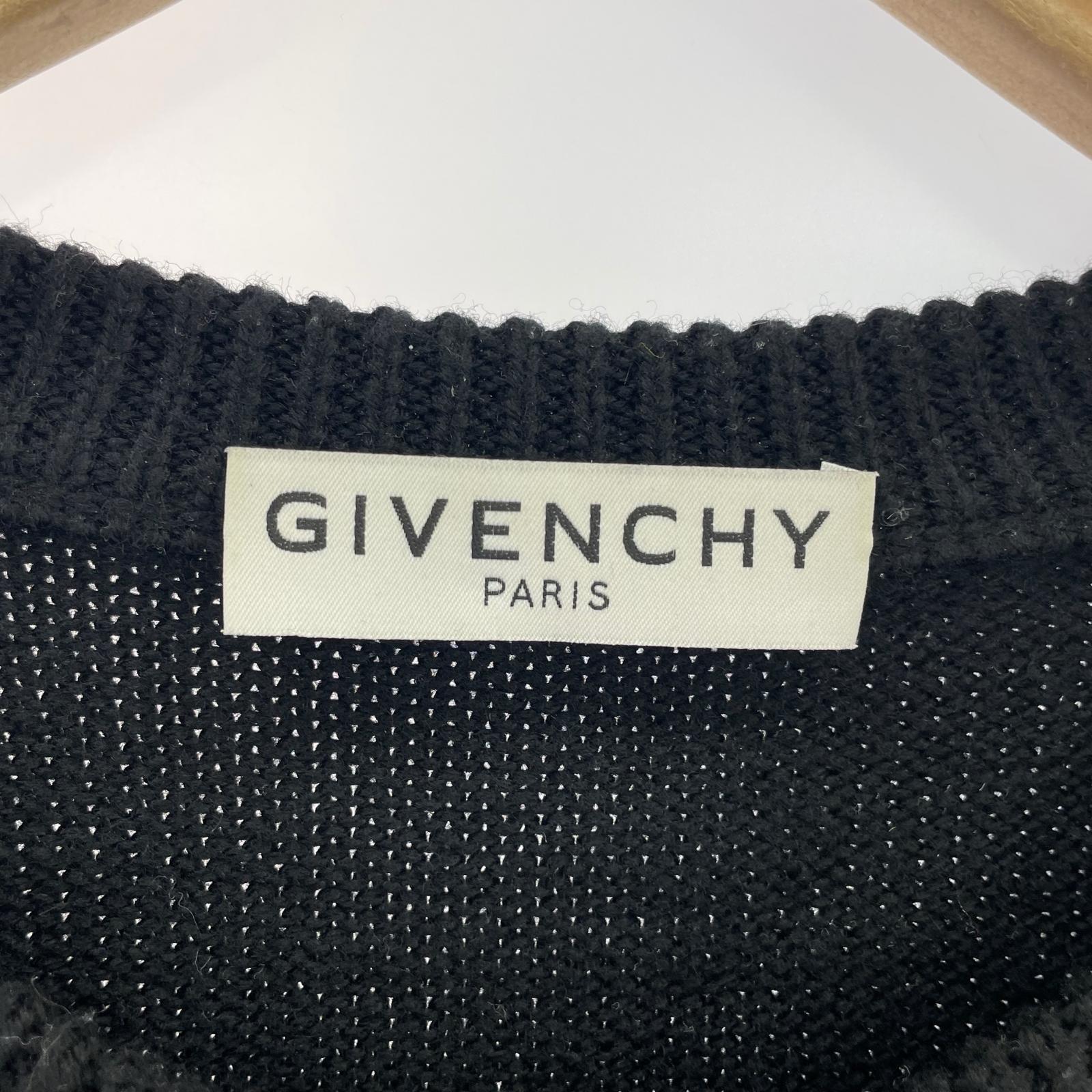 ニット GIVENCHY 18AW Band Heavy Sweater ロゴニットセーター M ブラック