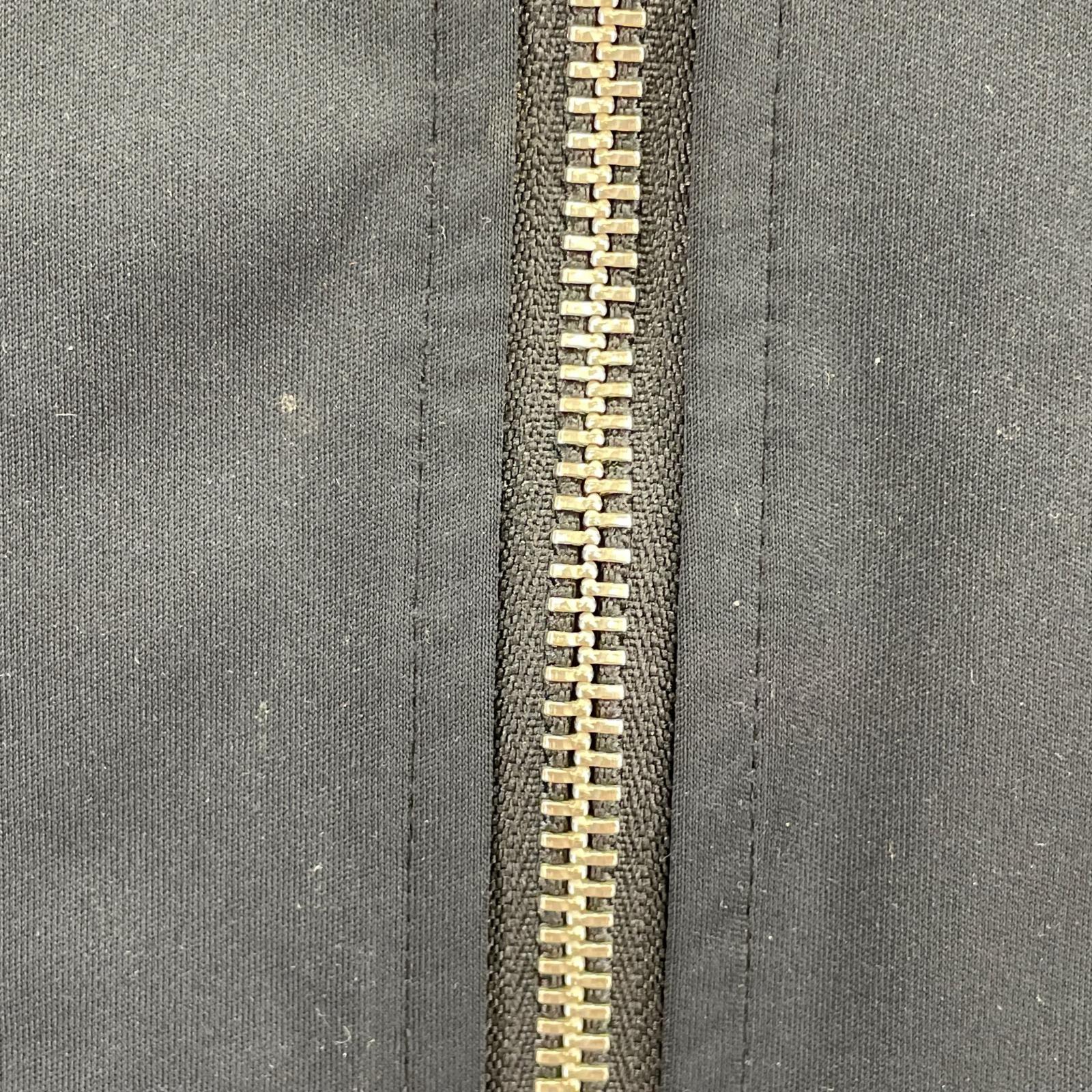 ジャケット 8G COLLARLESS ZIP JACKET 黒 ブラック