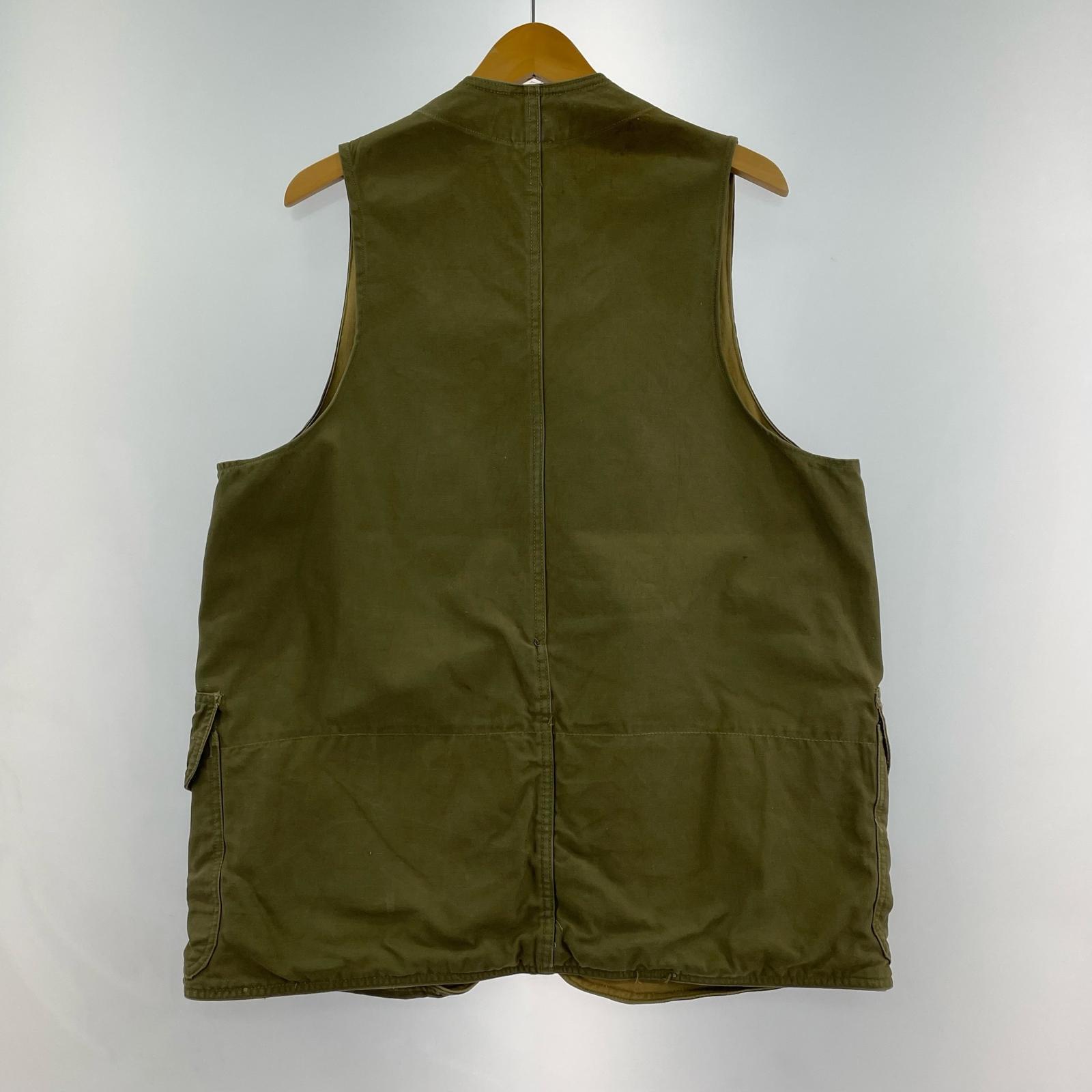 ジャケット 50s AMERICAN FIELD HALFMOON HUNTING VEST カーキ