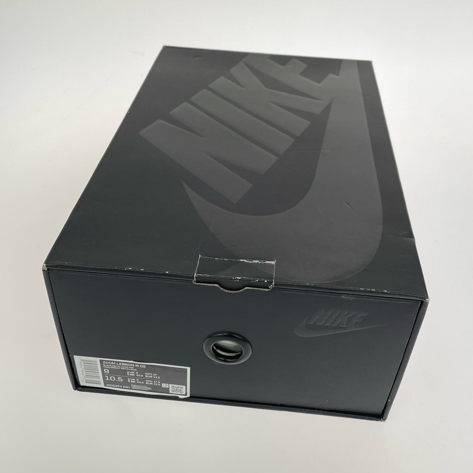 スニーカー Zoom LeBron 3 University Black 27.0cm 27cm (US9 UK8 1/2 EU44) ブラック