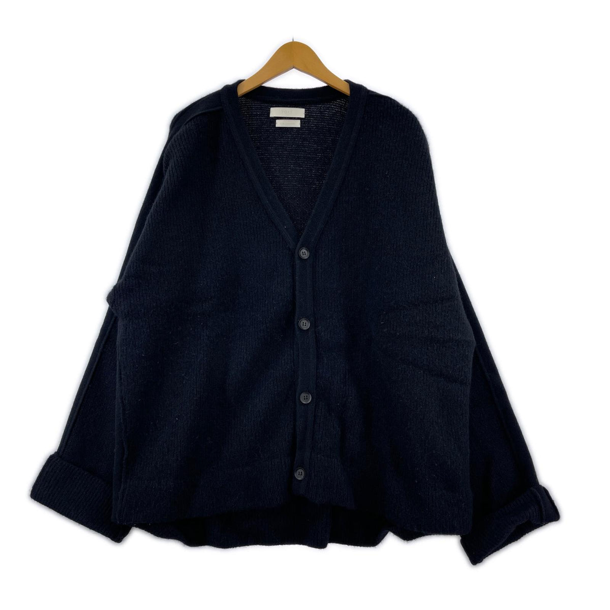 カーディガン attic別注 20AW ALPACA WOOL CARDIGAN 4 4 ブラック