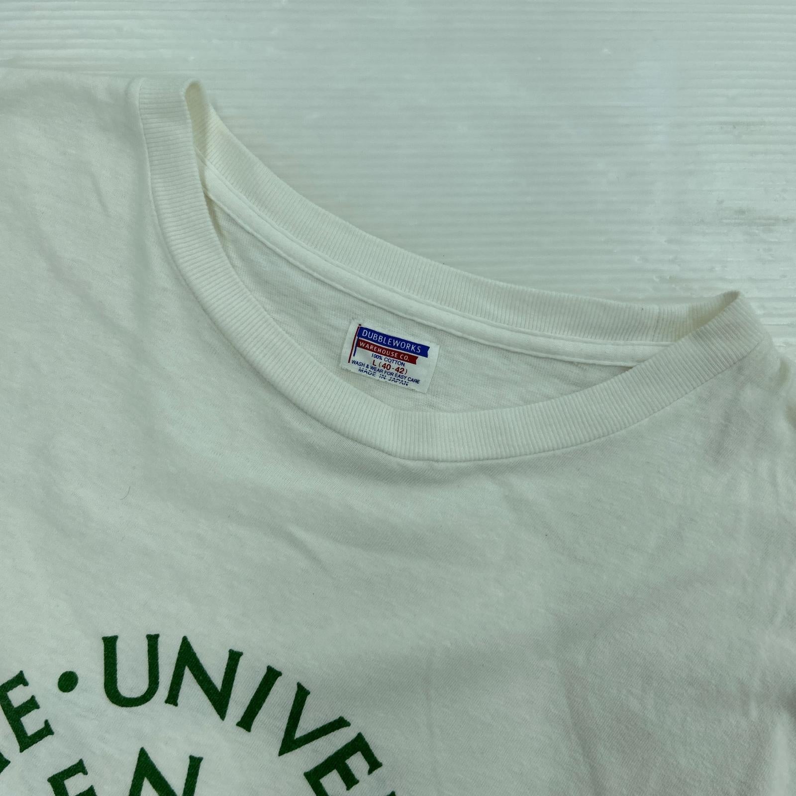 半袖Tシャツ THE UNIVERSITY 白(L) L ホワイト