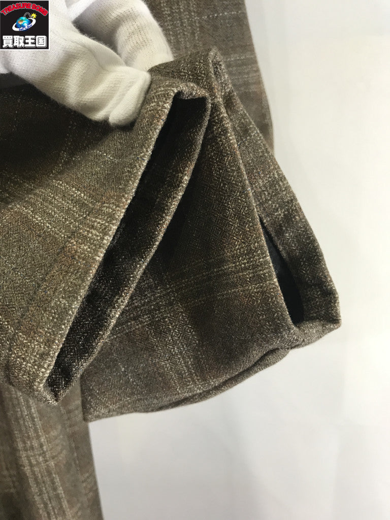 ワンピース WAIST CROSS CHECK DRESS S