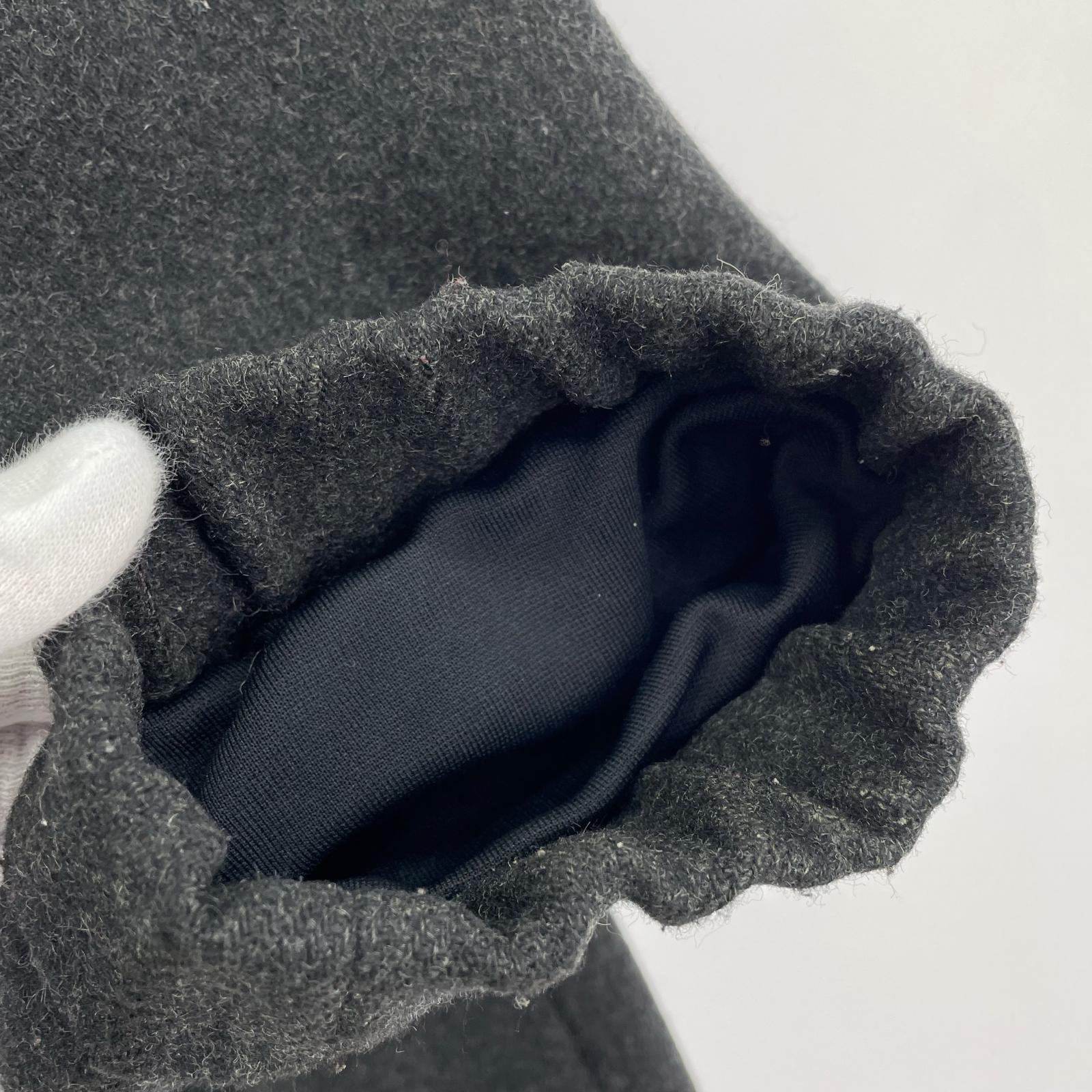 ジャケット 90s Wool Hooded Coat 灰 (M) M グレー