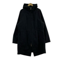 ジャケット 90s Wool Hooded Coat 灰 (M) M グレー