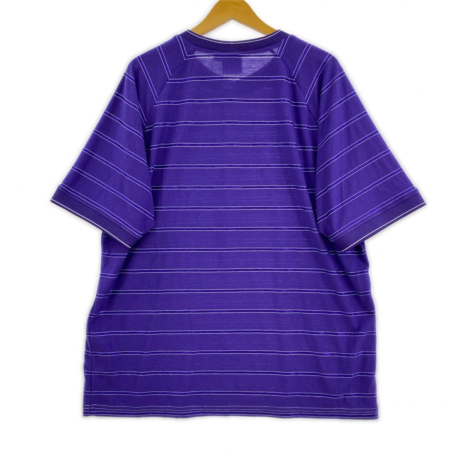 半袖Tシャツ ×Supreme stripe soccer jersey L パープル