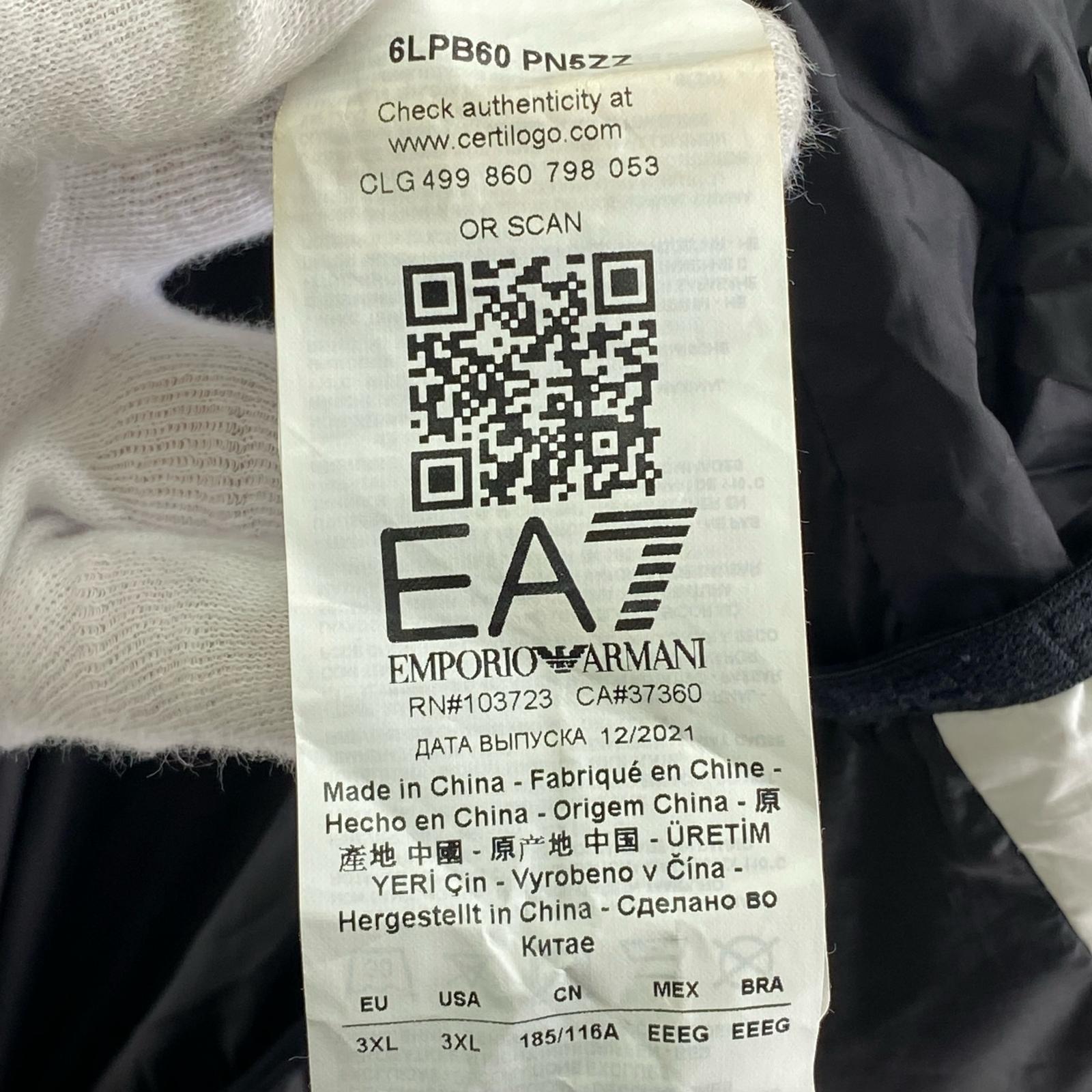 ダウンジャケット カラーブロック中綿パティングジャケット (3XL)
