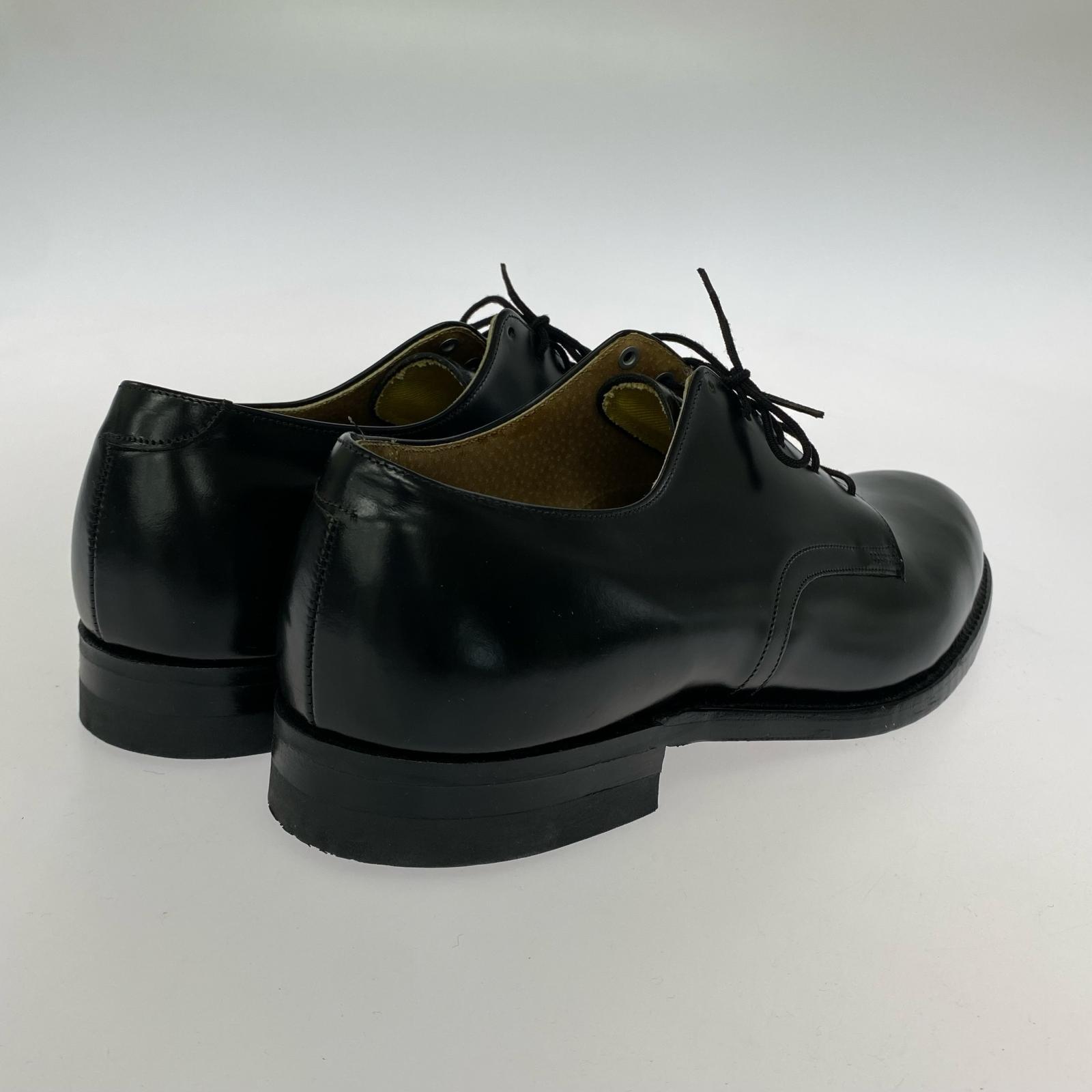 シューズ 80s U.S NAVY サービスシューズ 10 1/2 ブラック ブラック