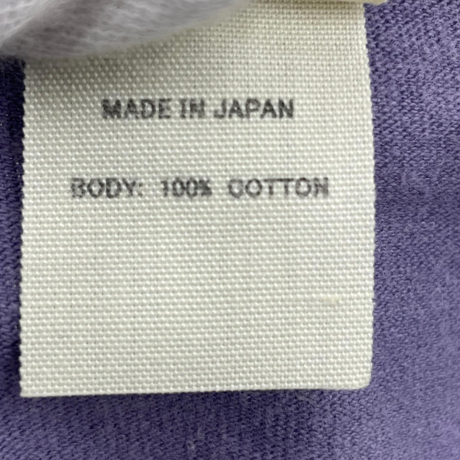 半袖Tシャツ ポケT 無地 紫 (L) L パープル