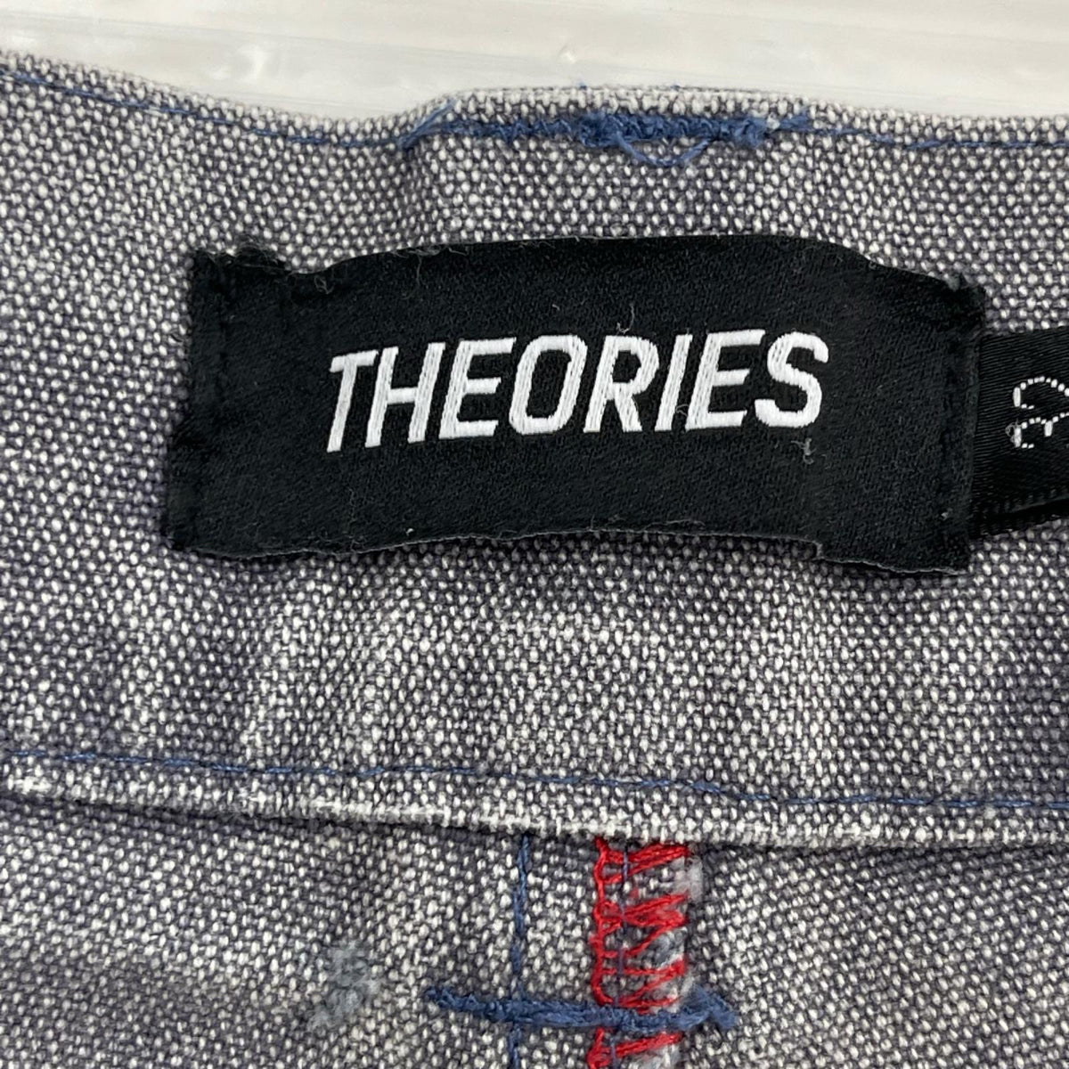 ショートパンツ THEORIES デニム ハーフパンツ 刺繍 32 ネイビー