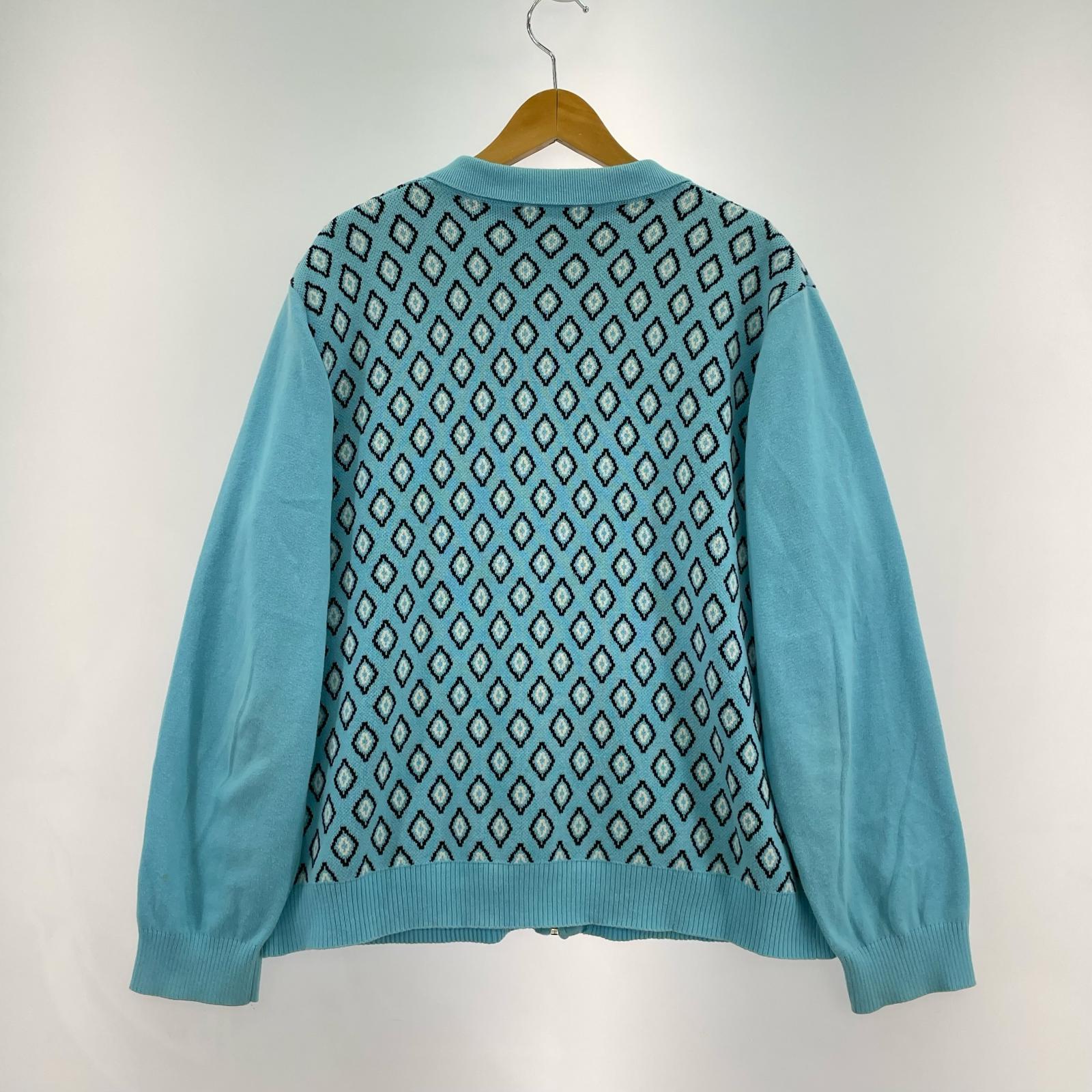 カーディガン 23SS Diamond Knit (M) M ブルー