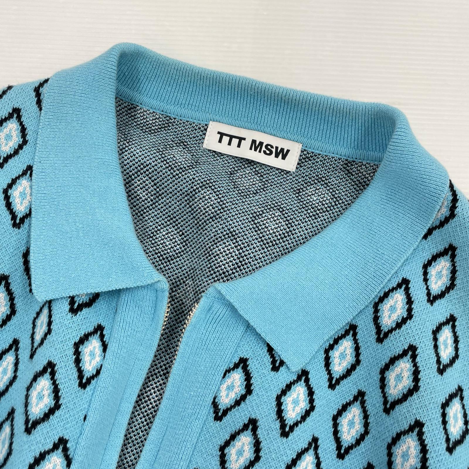 カーディガン 23SS Diamond Knit (M) M ブルー