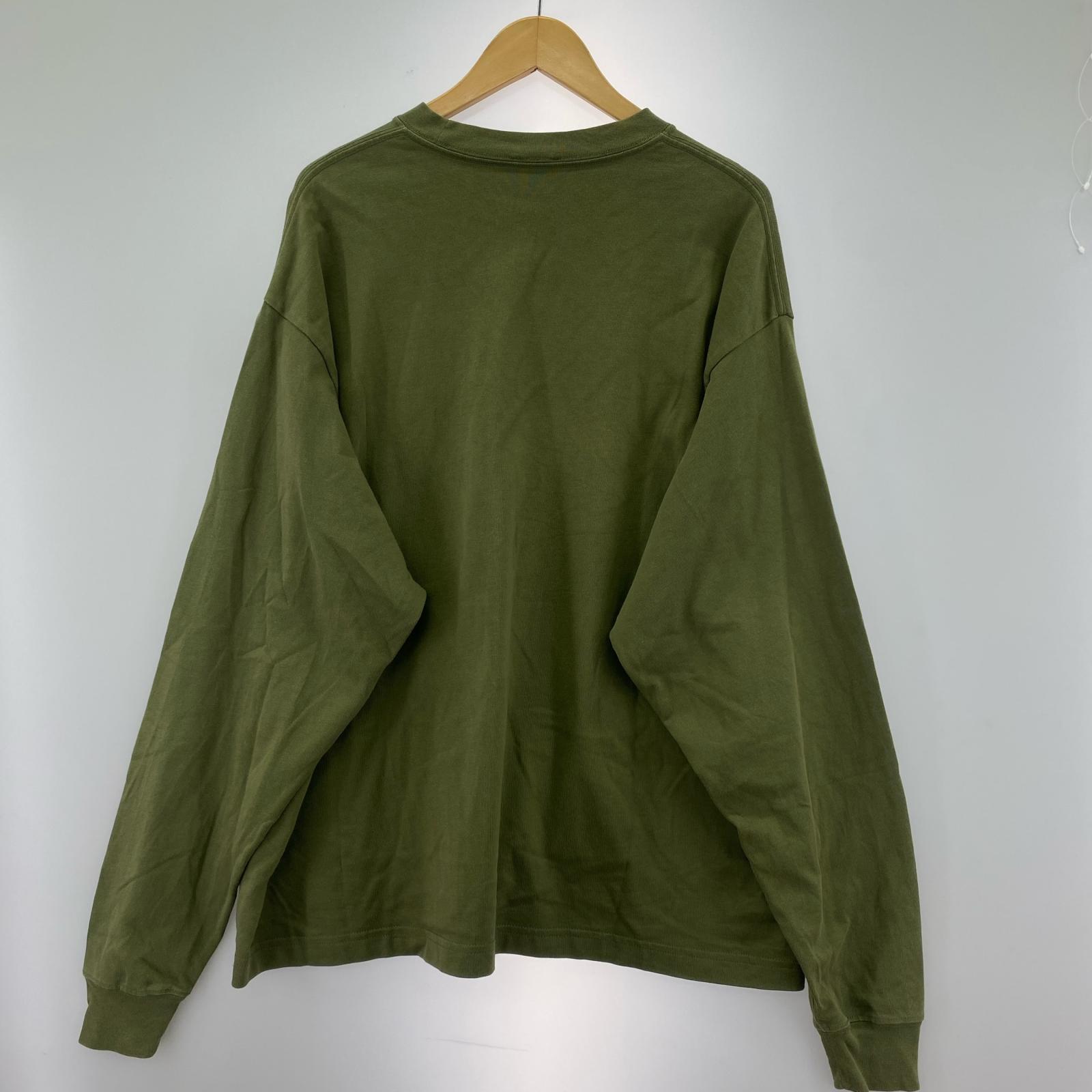 長袖Tシャツ handvaerk カーキ (M) M カーキ
