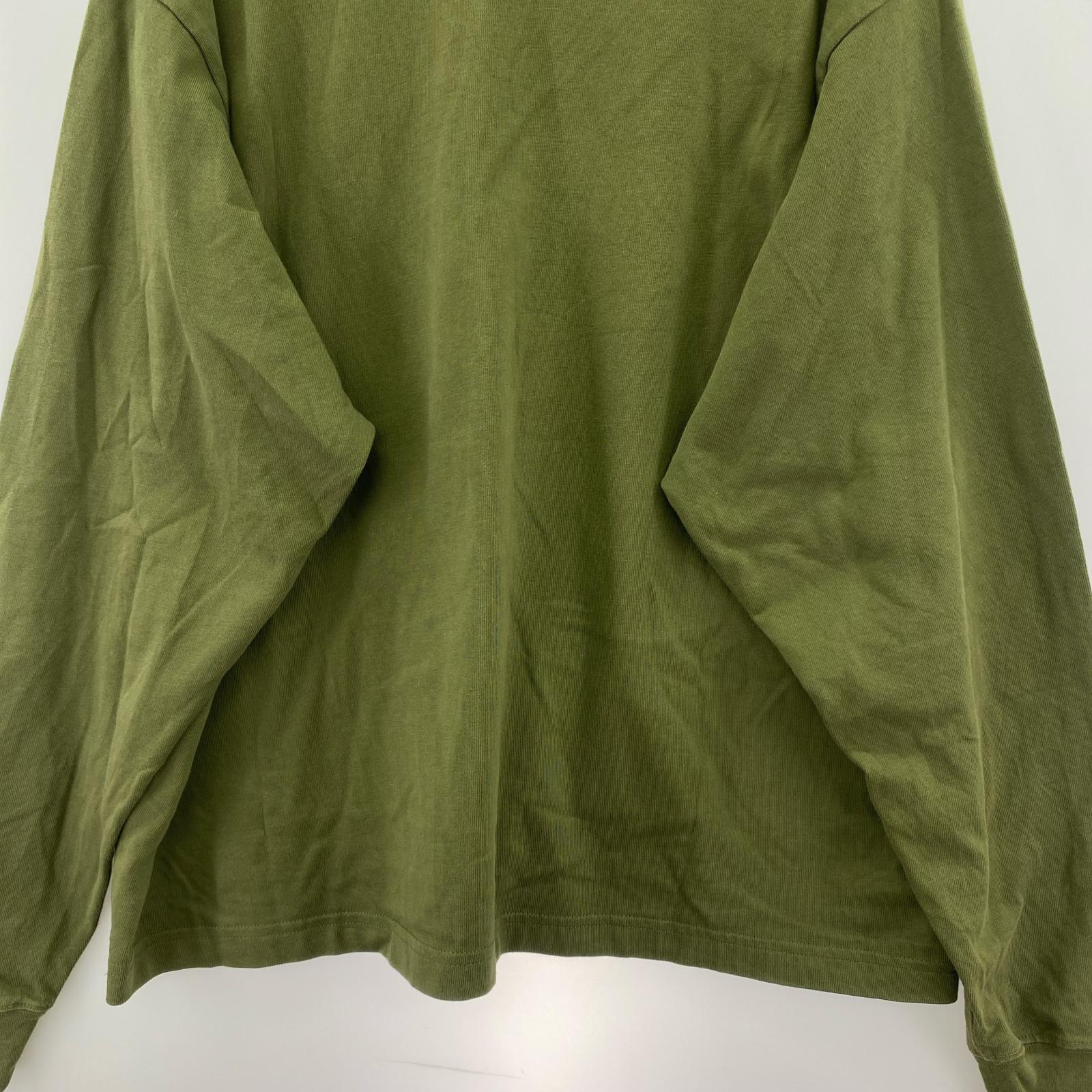 長袖Tシャツ handvaerk カーキ (M) M カーキ
