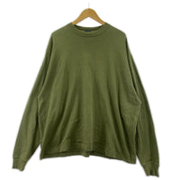長袖Tシャツ handvaerk カーキ (M) M カーキ