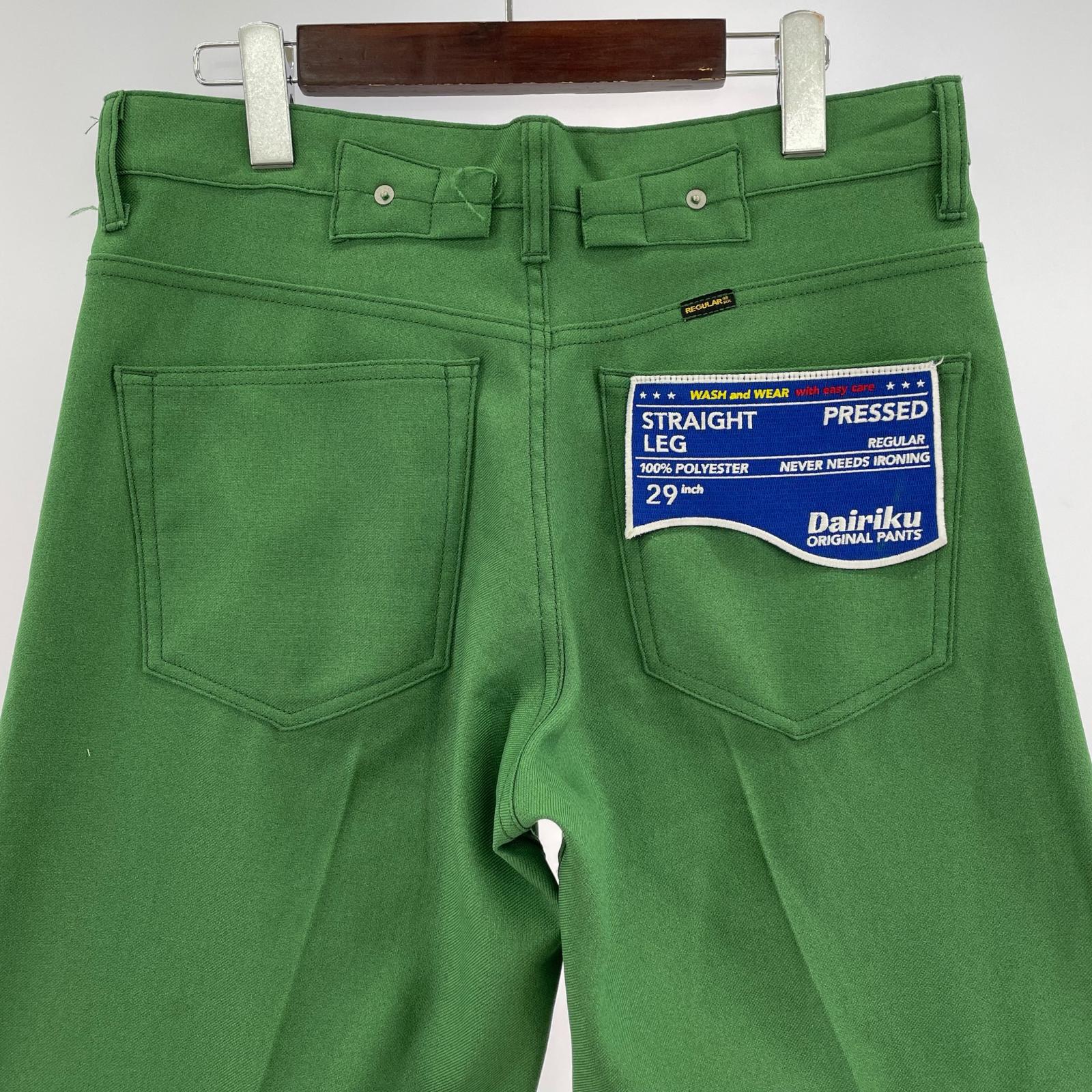 パンツ straight pressed pants 22SS P-4 (29) 29 グリーン