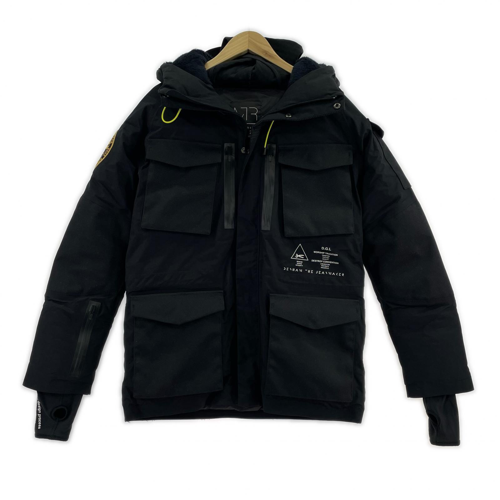 ダウンジャケット DENHAM × MINOTAUR INST. S ブラック