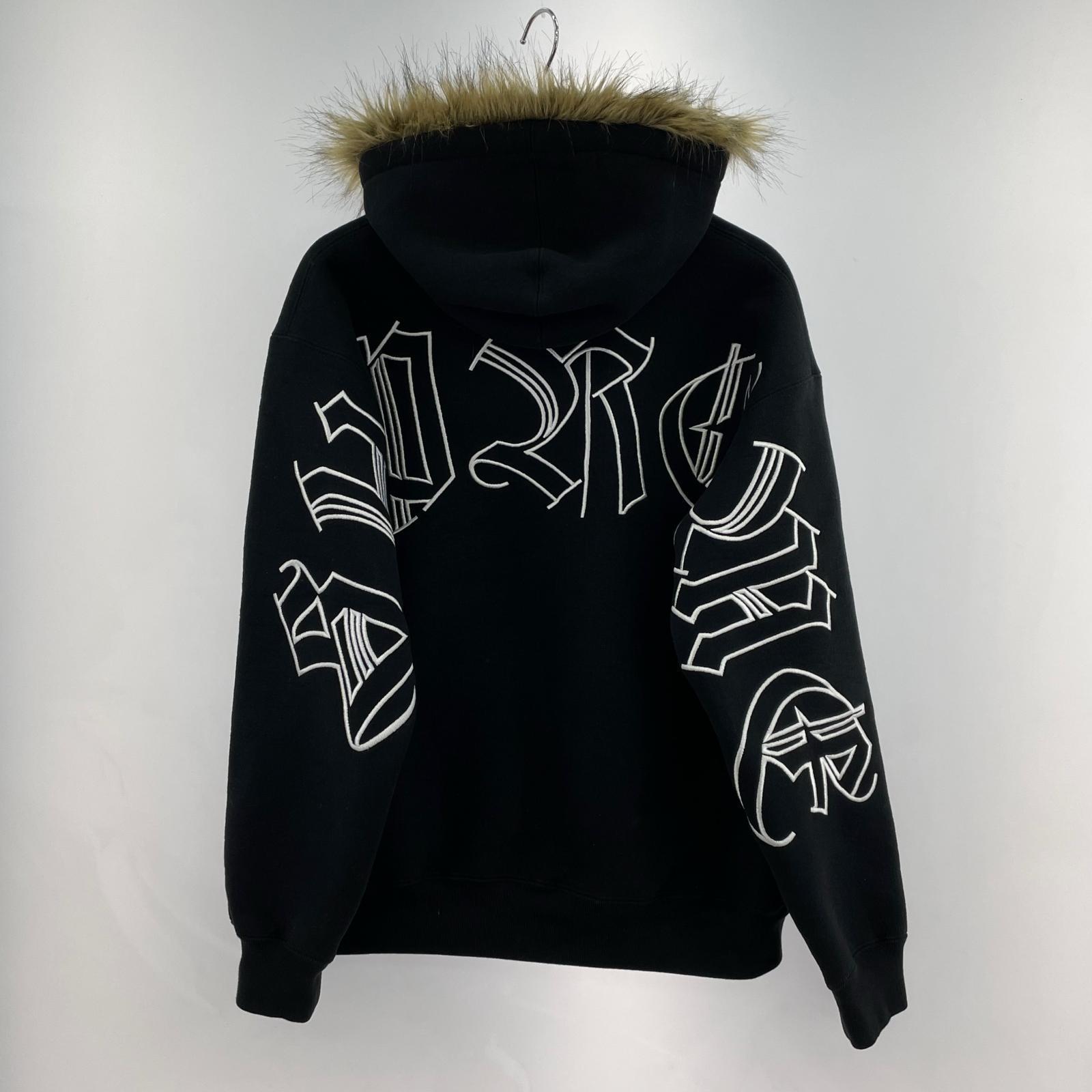 パーカー 25AW FAUX FUR S ブラック