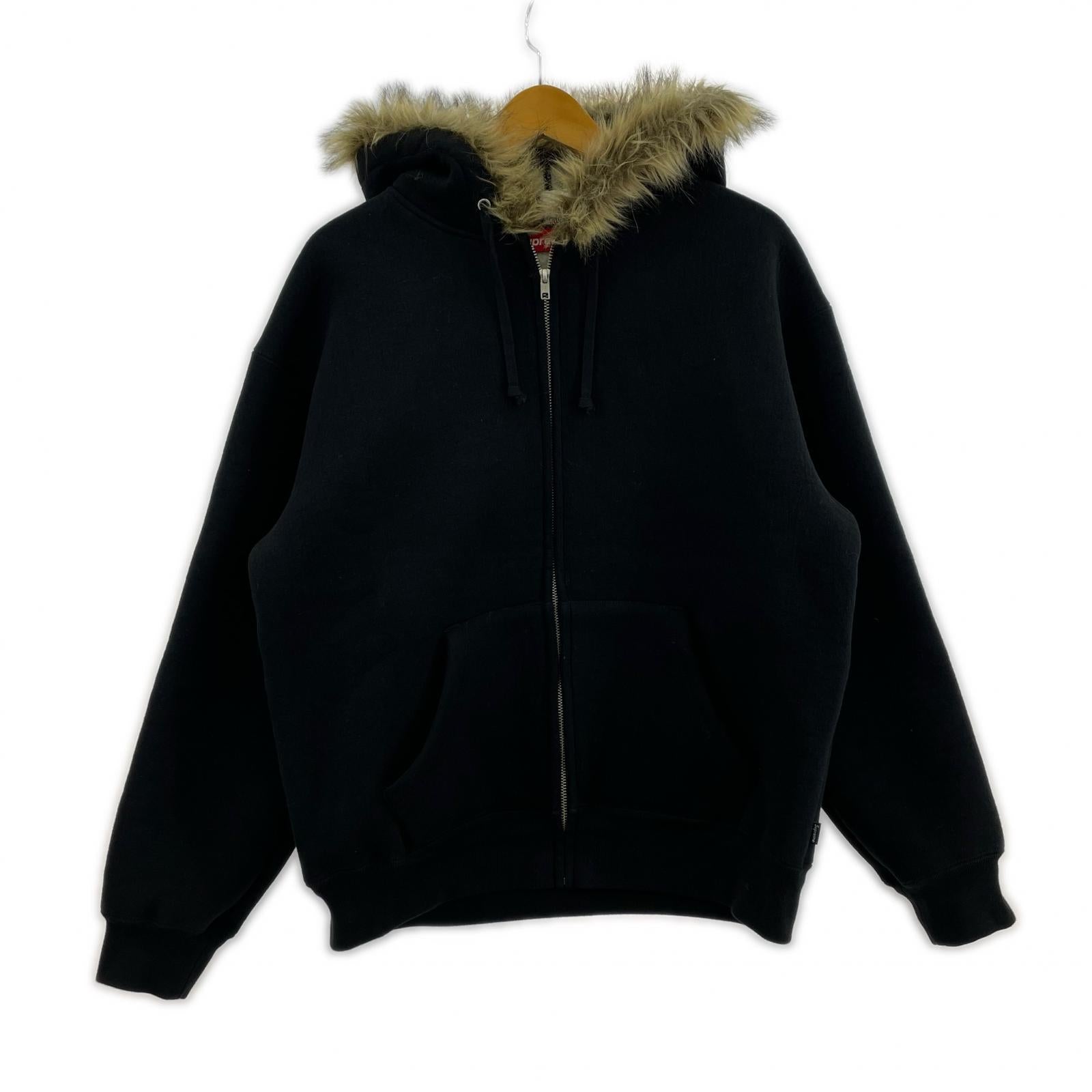 パーカー 25AW FAUX FUR S ブラック