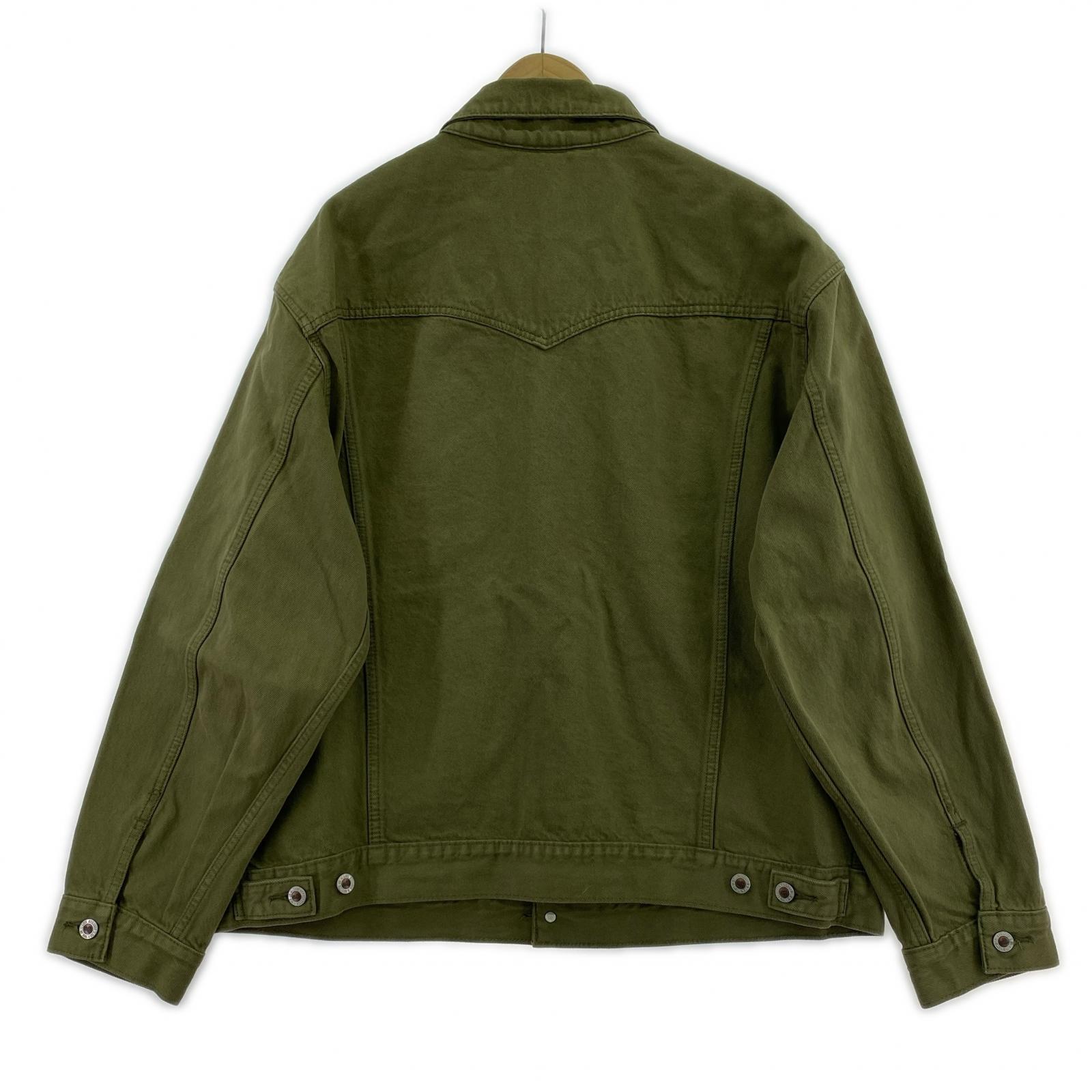 デニムジャケット シルバータブ ジャケット カーキ L カーキ