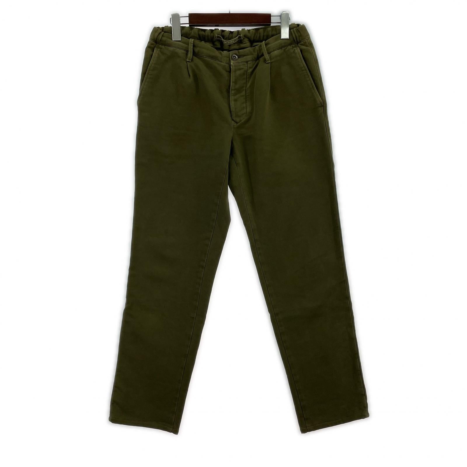 パンツ ストレッチパンツ オリーブ
