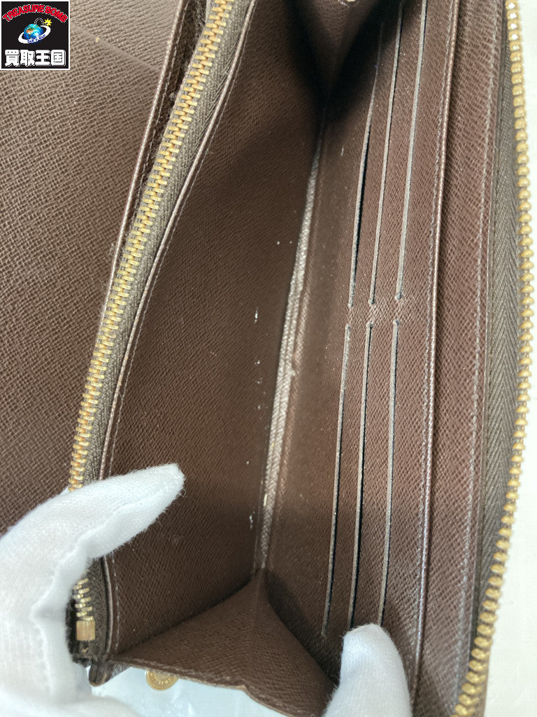 LV/ジッピーウォレット/ダミエ 長財布/N60015