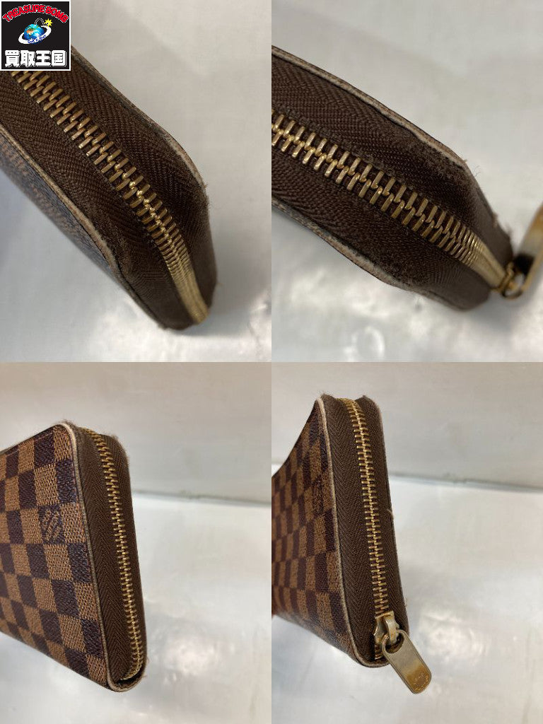 LV/ジッピーウォレット/ダミエ 長財布/N60015