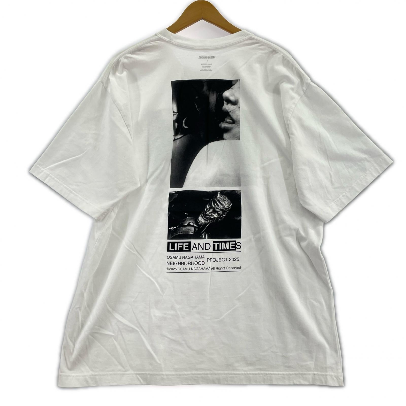 半袖Tシャツ ×osanu nagahama S/STee 白 L L ホワイト