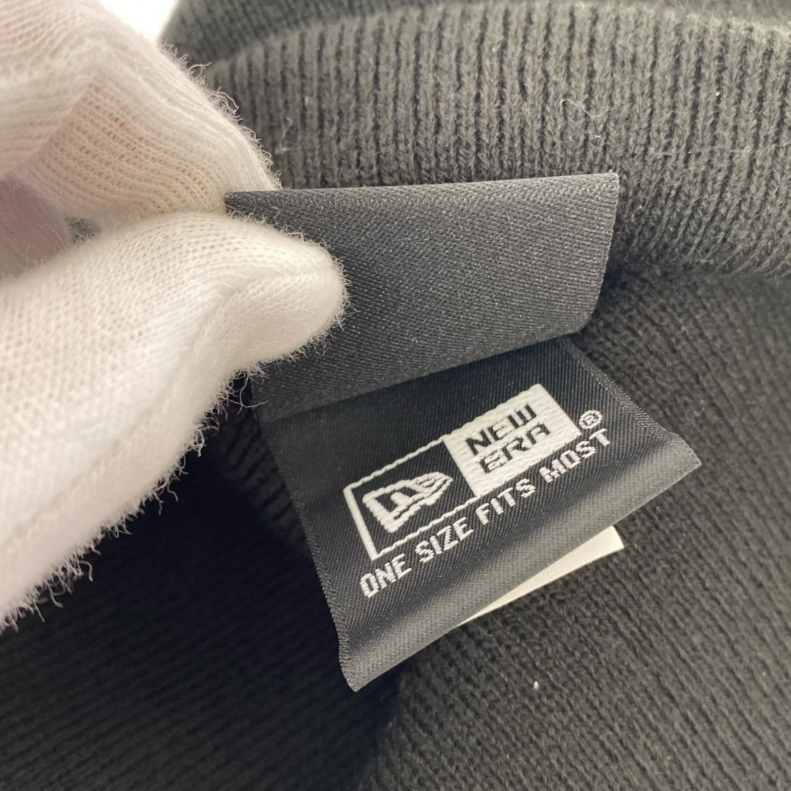 ニットキャップ 23AW New Era S Logo Beanie ニットキャップ ブラック