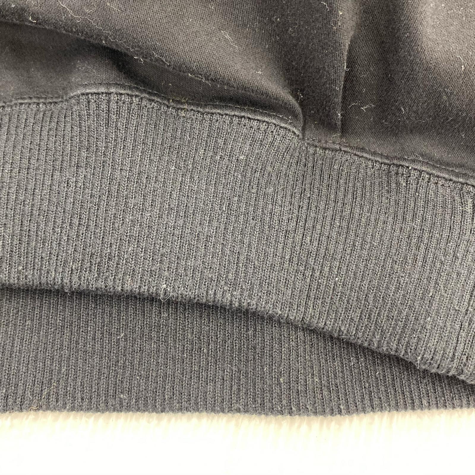 長袖Tシャツ ハーフジップL/Sカットソー 2 ブラック