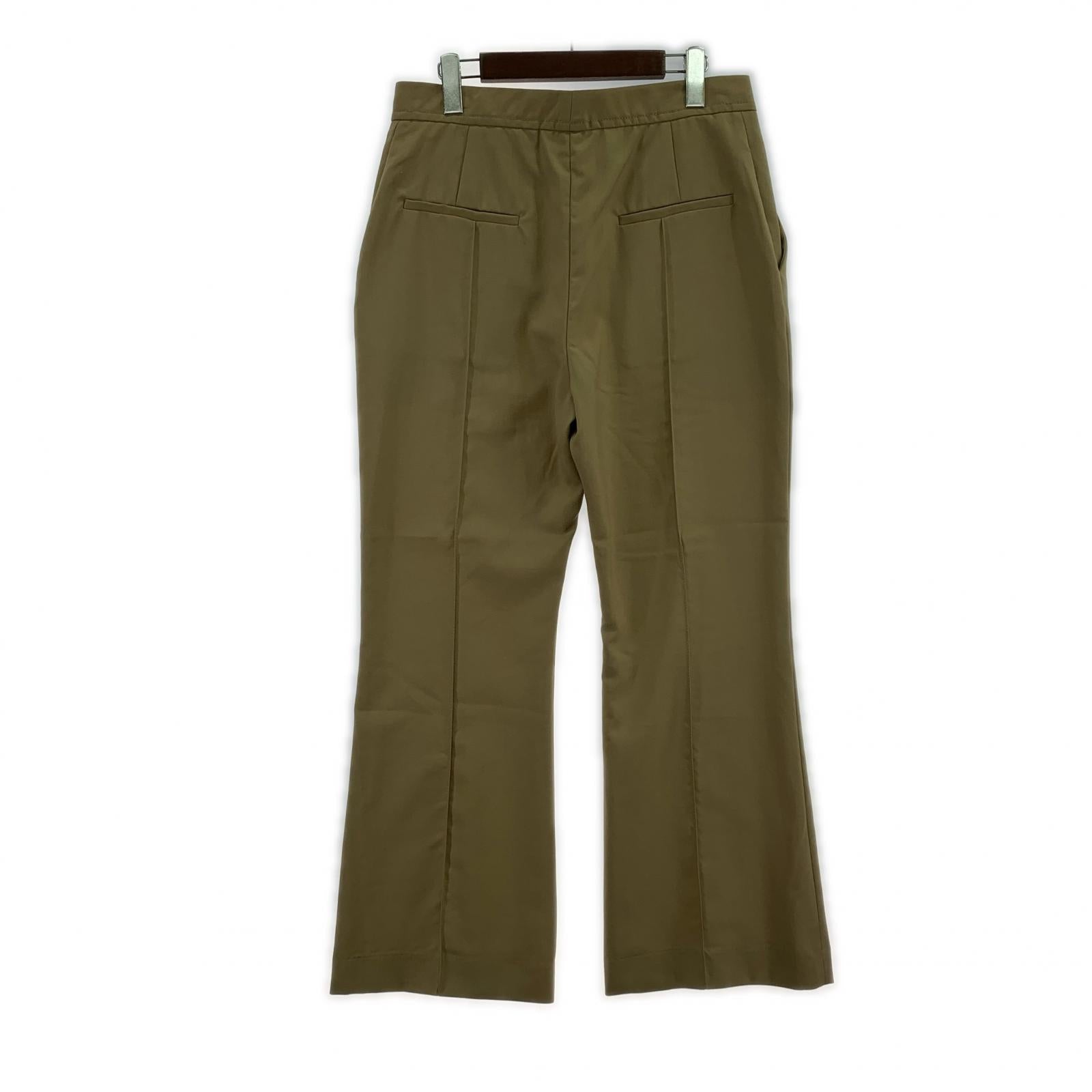 パンツ MARNI トロピカルウールフレアスラックス 40 ベージュ 40 ベージュ