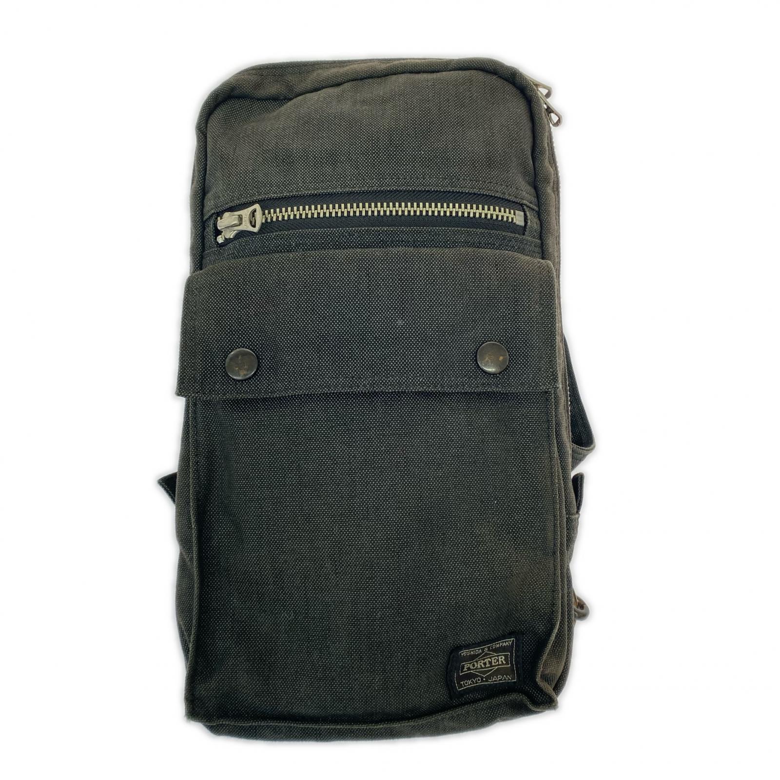 ショルダーバッグ SMOKY スリングショルダーバッグ ブラック