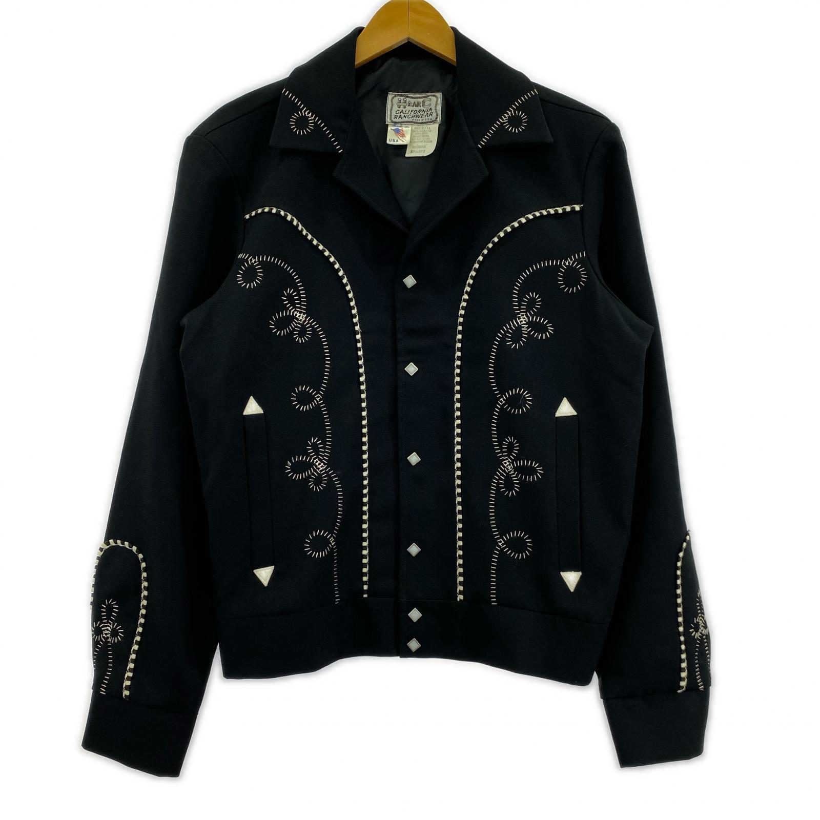 ジャケット 60-70s/H BAR C/THE BOLERO WESTERN JACKET M ブラック