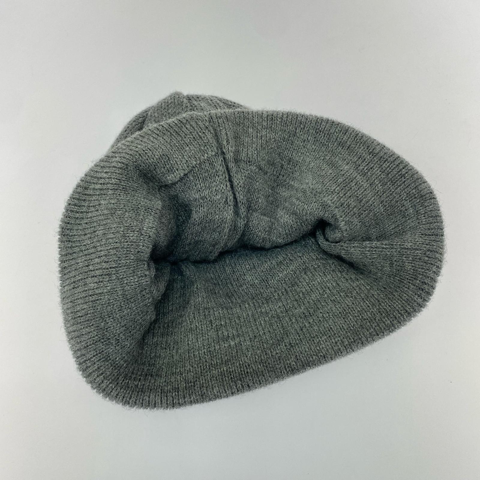 ニットキャップ SHIRT 24AW Strong Will Jacquard Beanie グレー