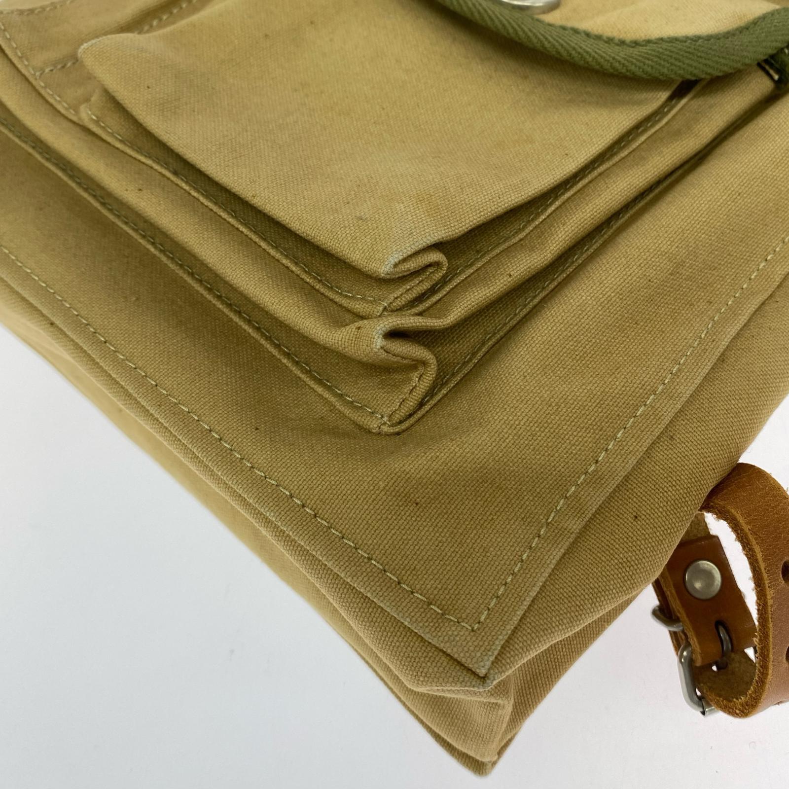 ショルダーバッグ 一澤信三郎帆布 ショルダーバッグ ベージュ