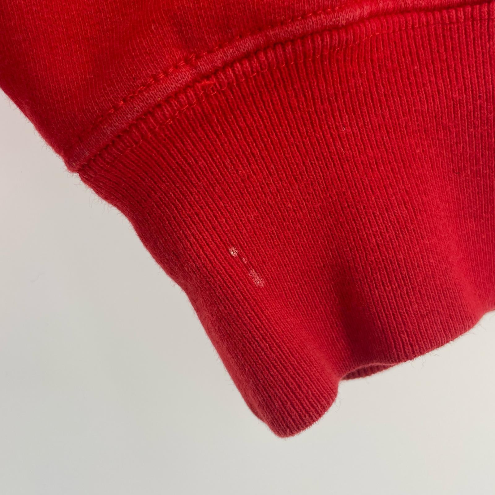 スウェット 18SS Contrast Crewneck Small Box Logo M レッド