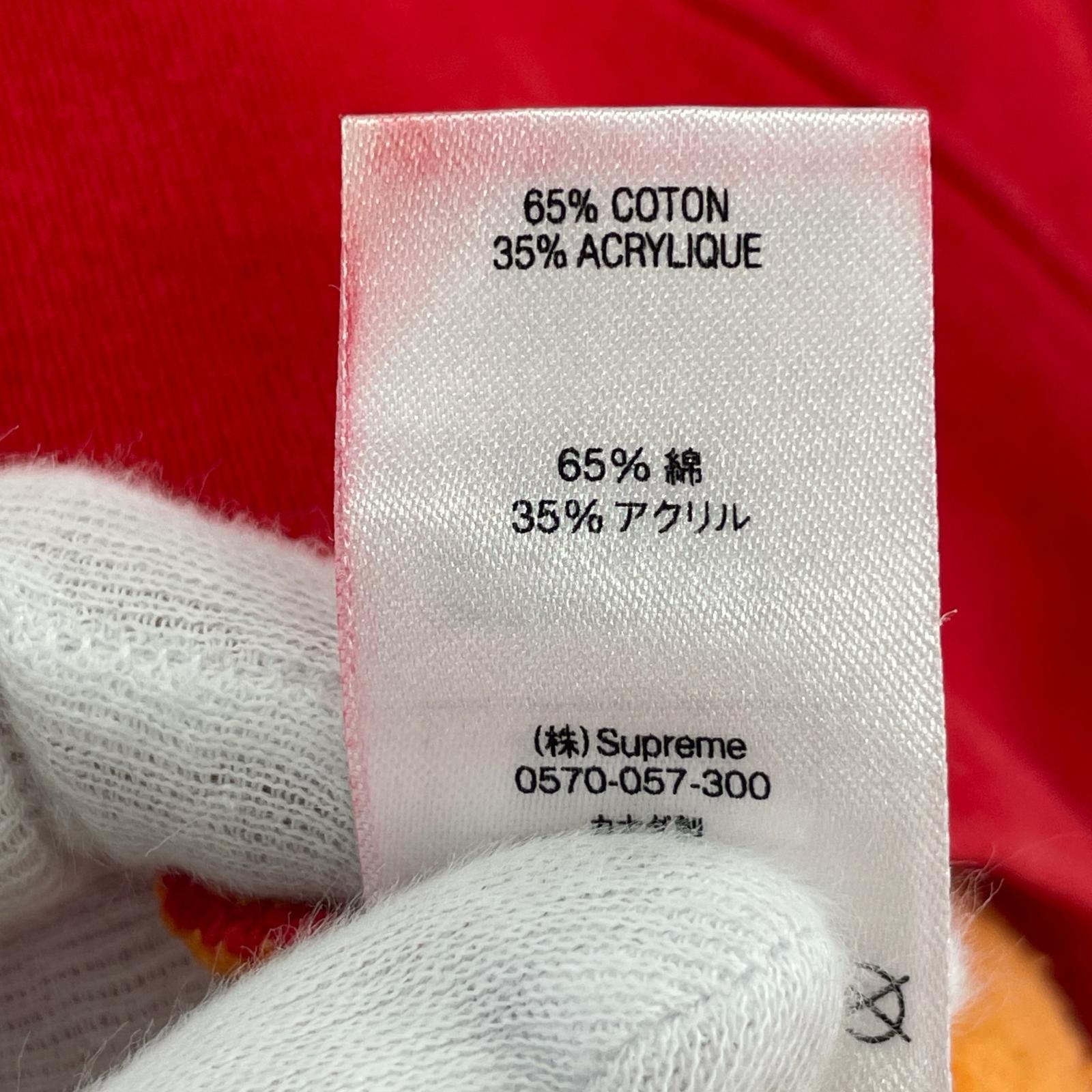 スウェット 18SS Contrast Crewneck Small Box Logo M レッド