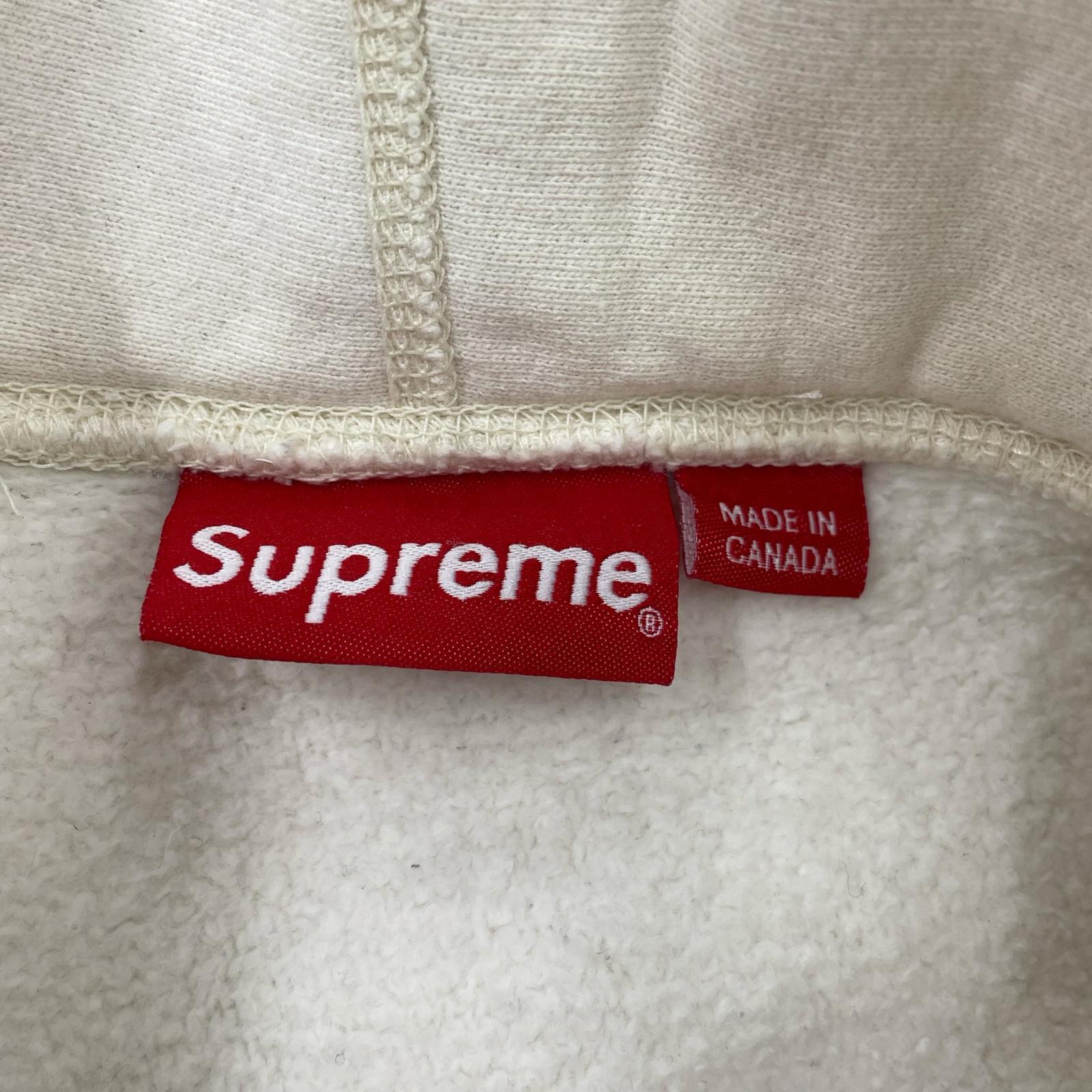 パーカー 19AW Micro Logo Hooded Sweatshirt 白系 L