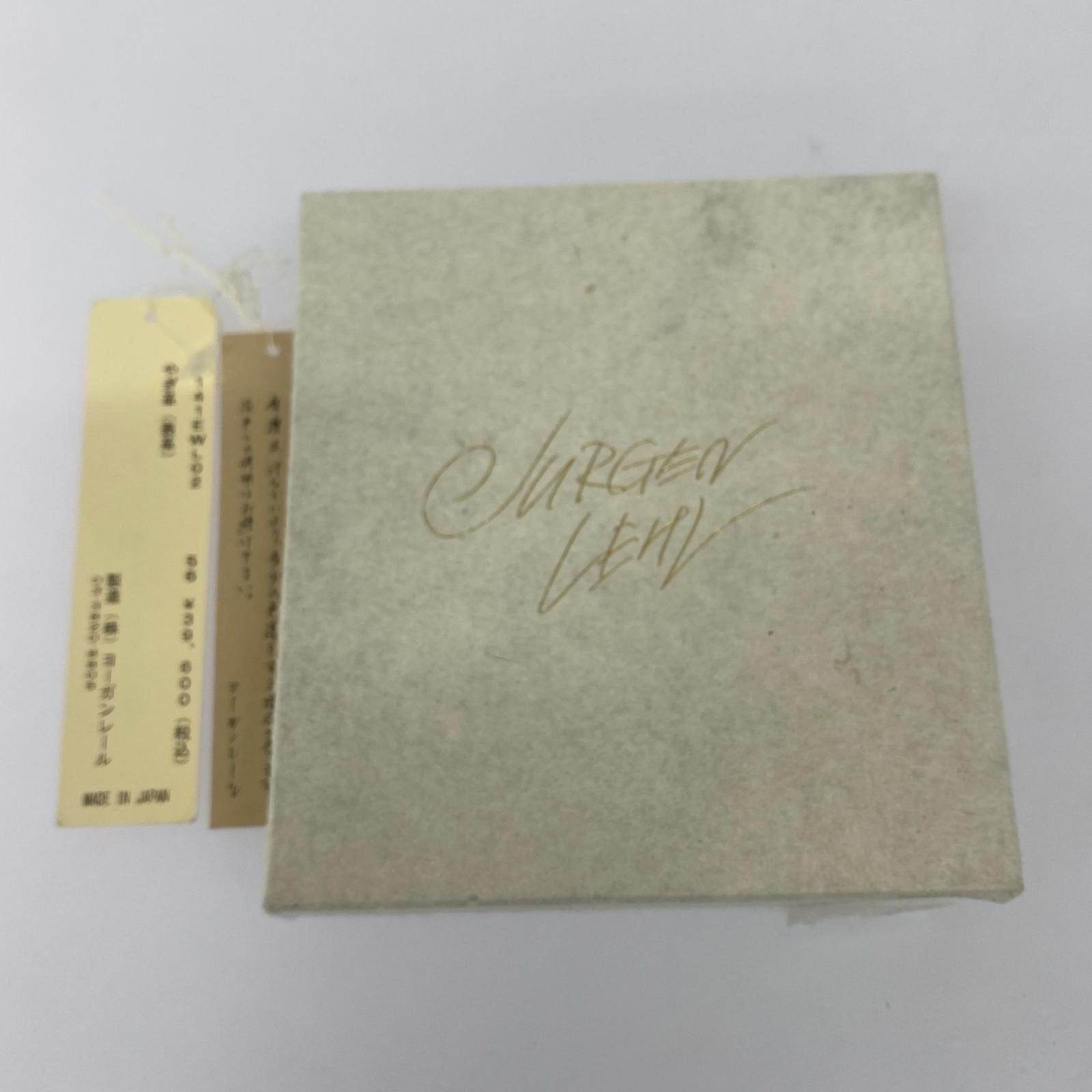 コンパクトウォレット Jurgen Lehl ヨーガンレール ゴートスキン L字ジップ 編み込み財布 カーキ カーキ