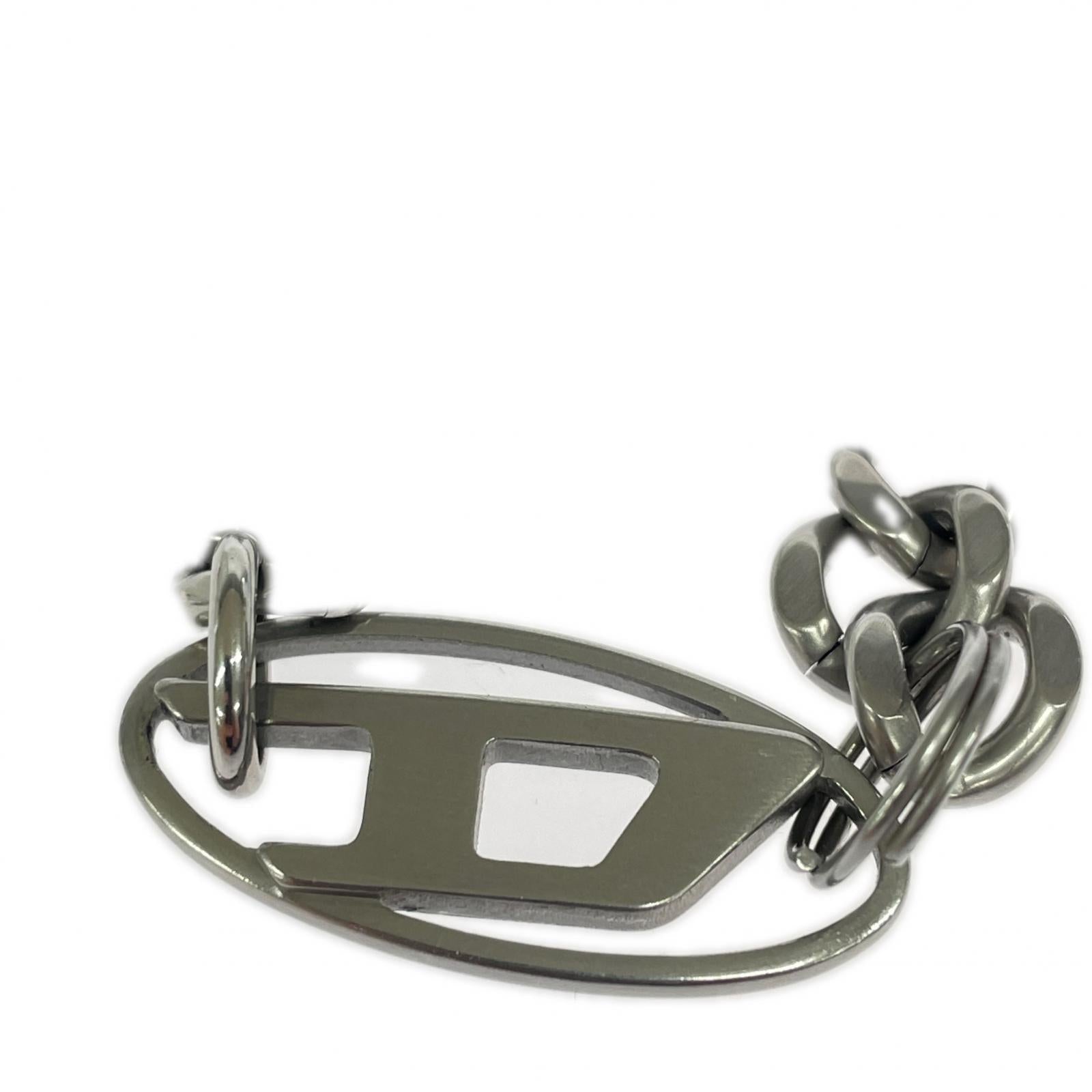 ウォレットチェーン DIESEL キーチェーン・ウォレットチェーン シルバー