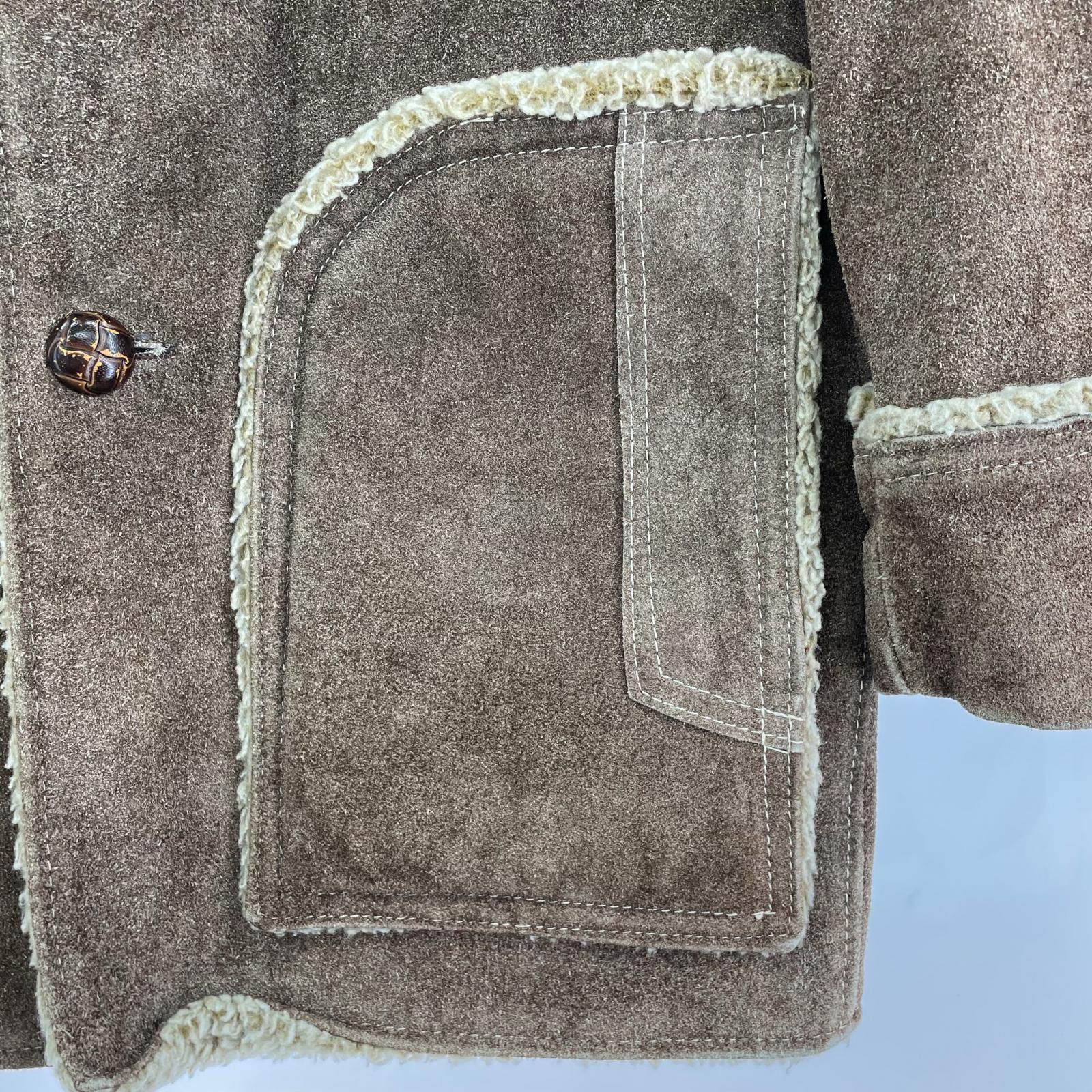 ジャケット RANCHER ムートンジャケット 茶 ブラウン